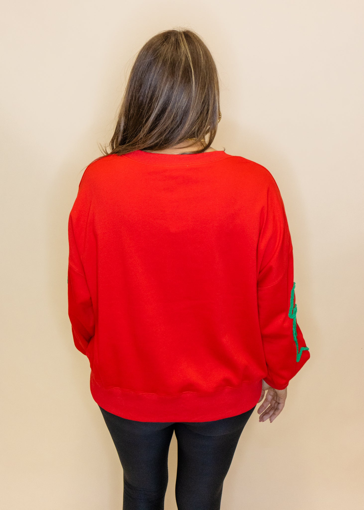 Red Christmas Bow Sweatshirt