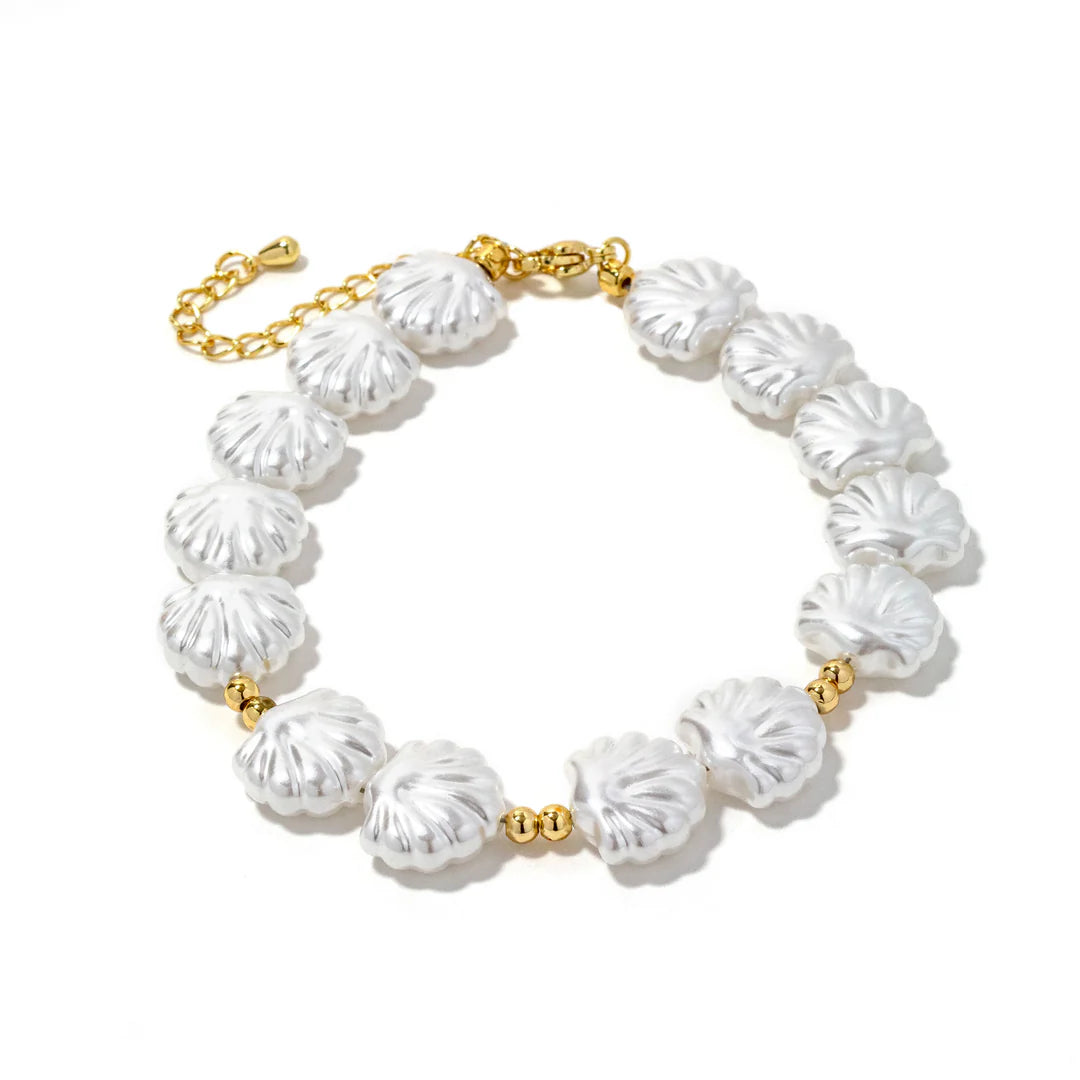 Gold Atlantic Seashell Bracelet