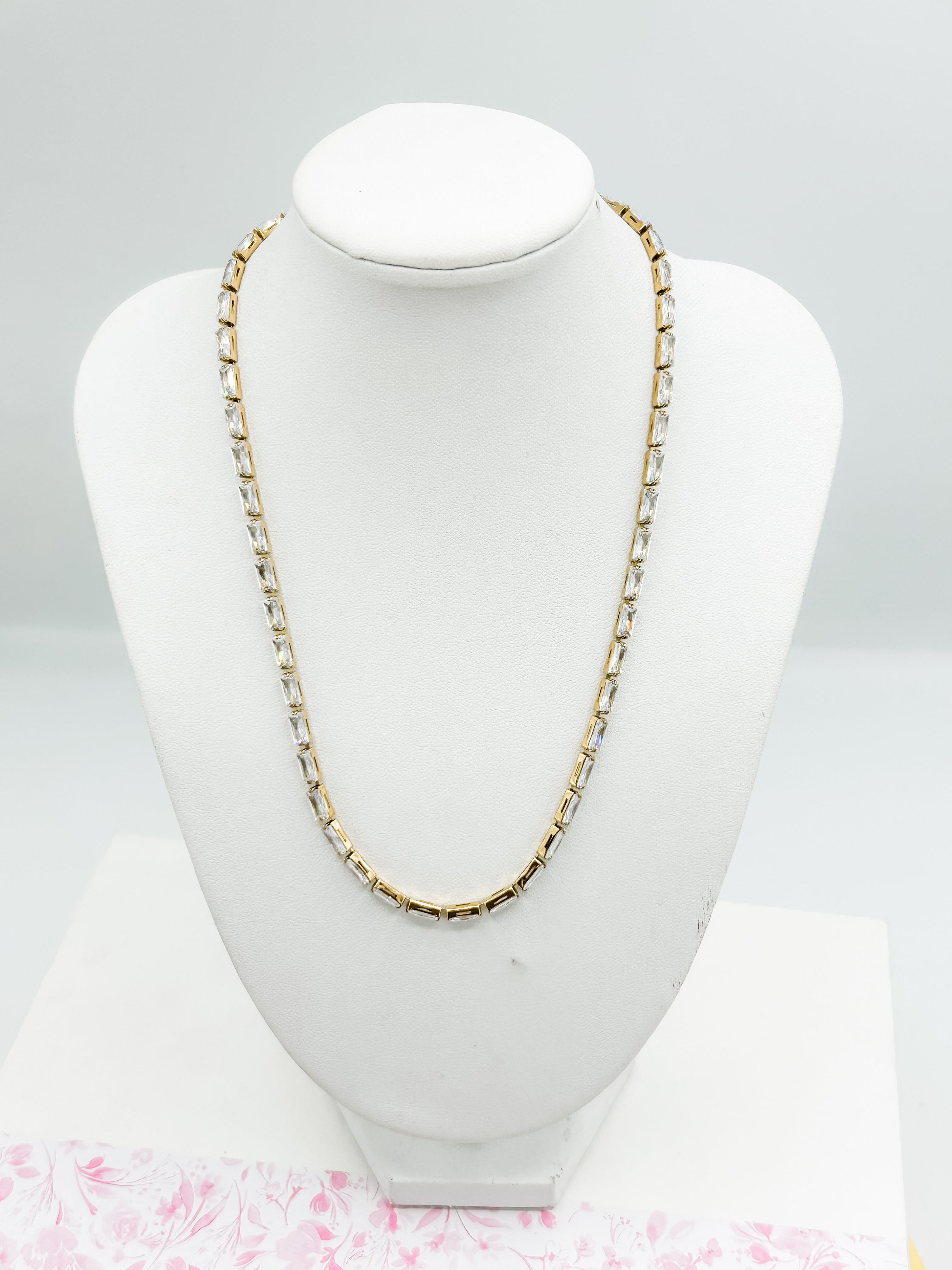 Rectangle Mighty Bling Necklace
