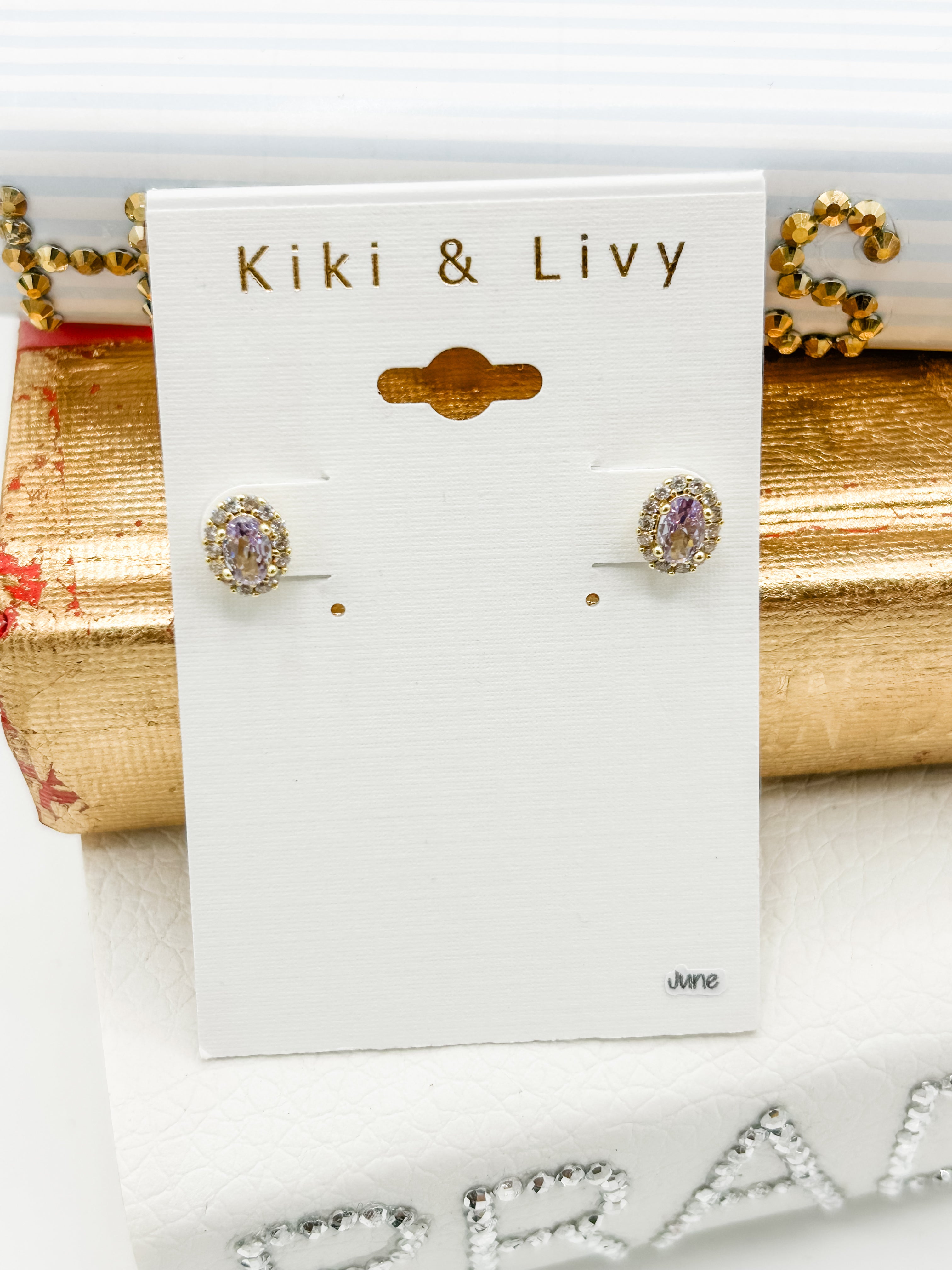 Birthstone Stud Earrings
