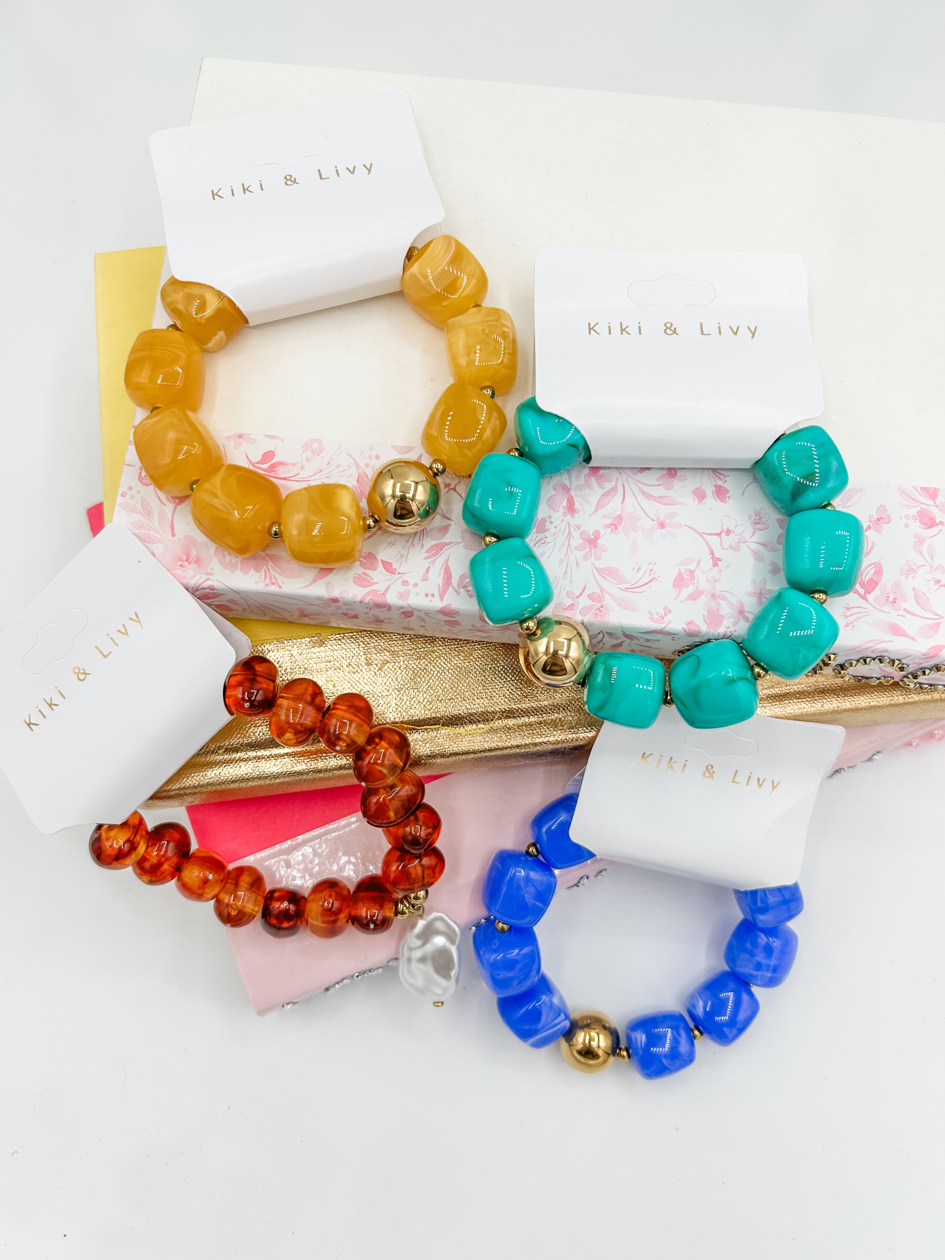 Color Cube Chunky Bracelet