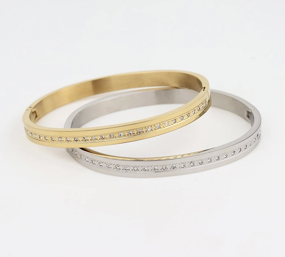 The Bling Bangle Silver