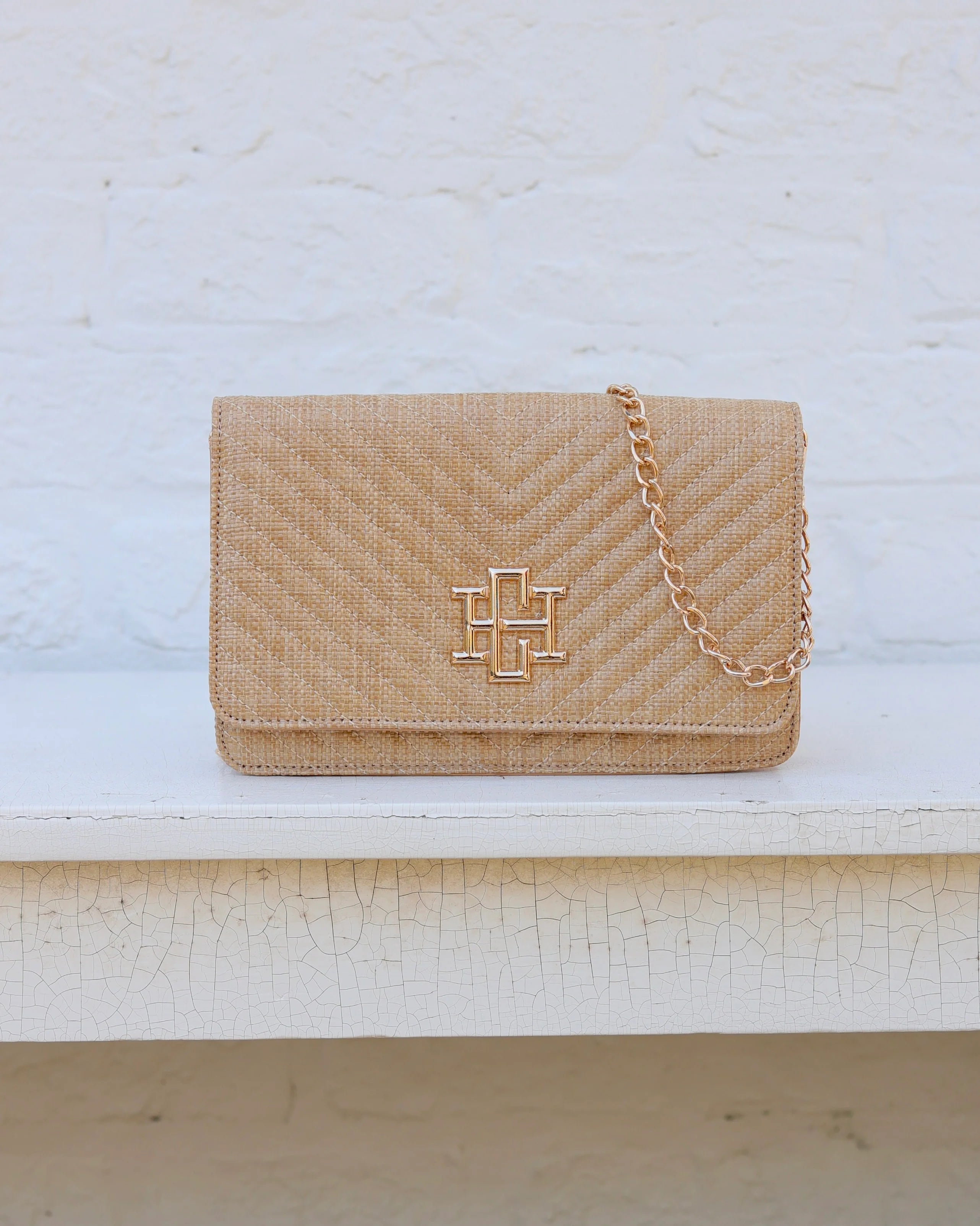 Bryn Clutch/Crossbody Natural VQ