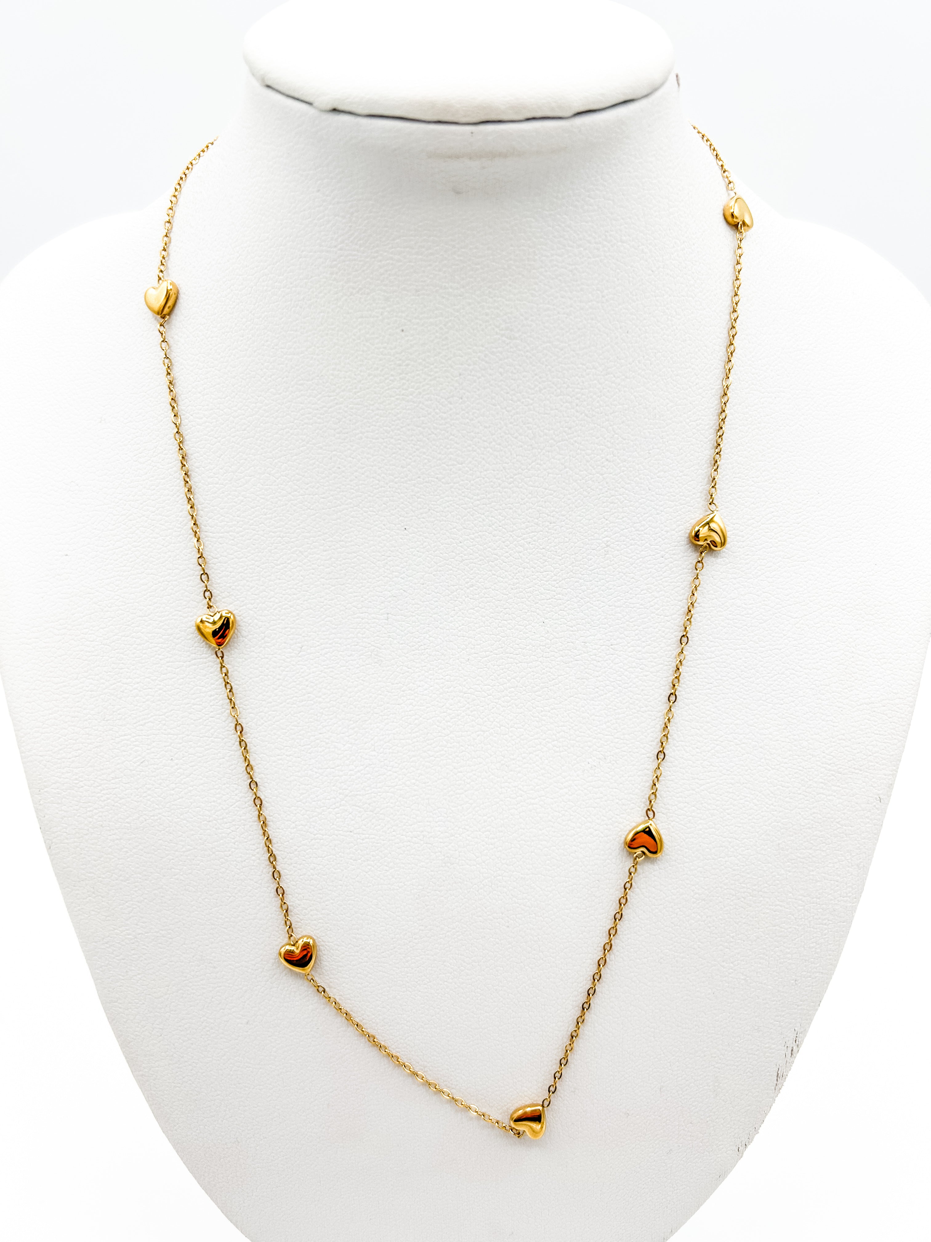 Multiple Heart Necklace