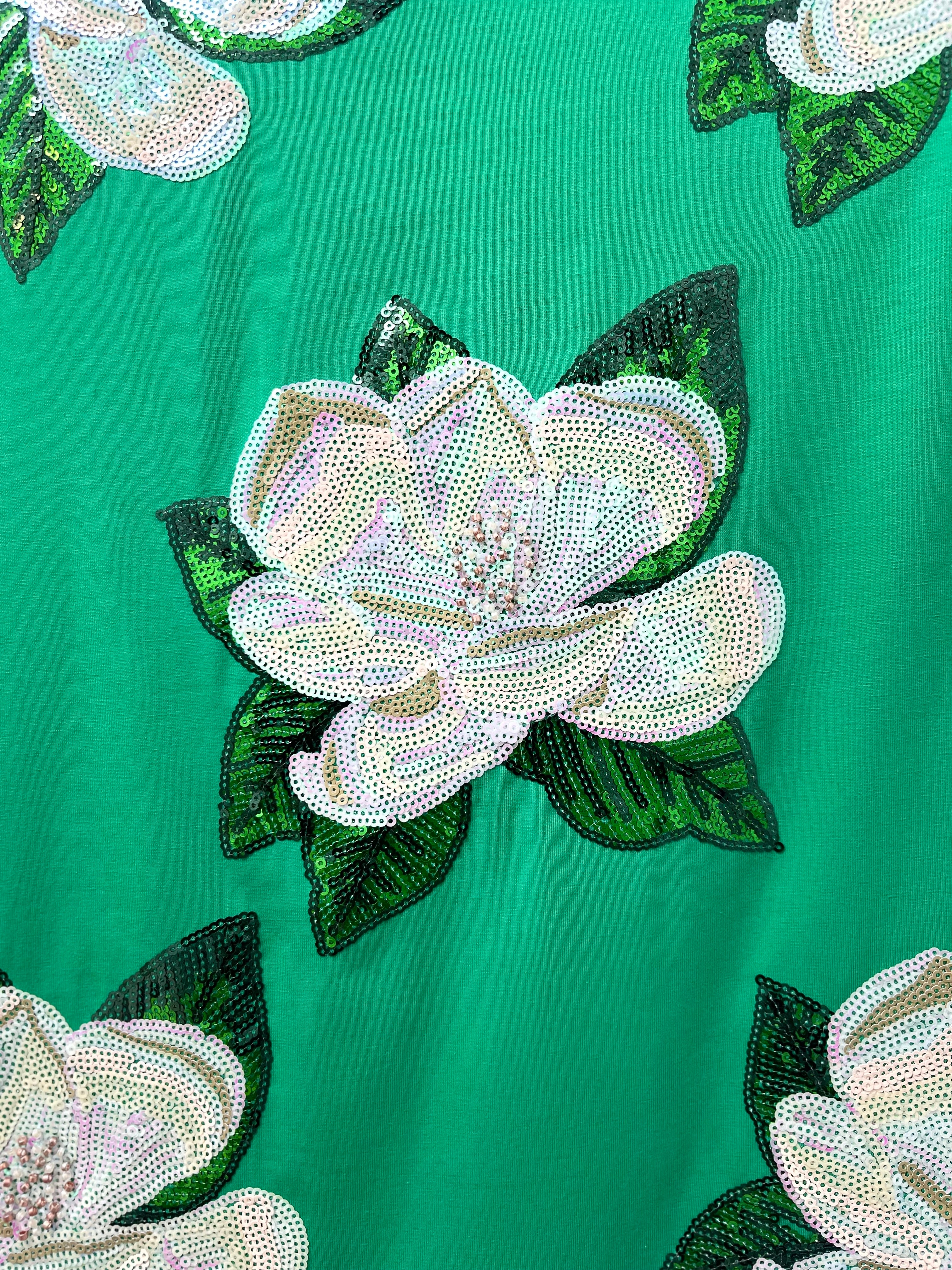 Green Magnolia Tee