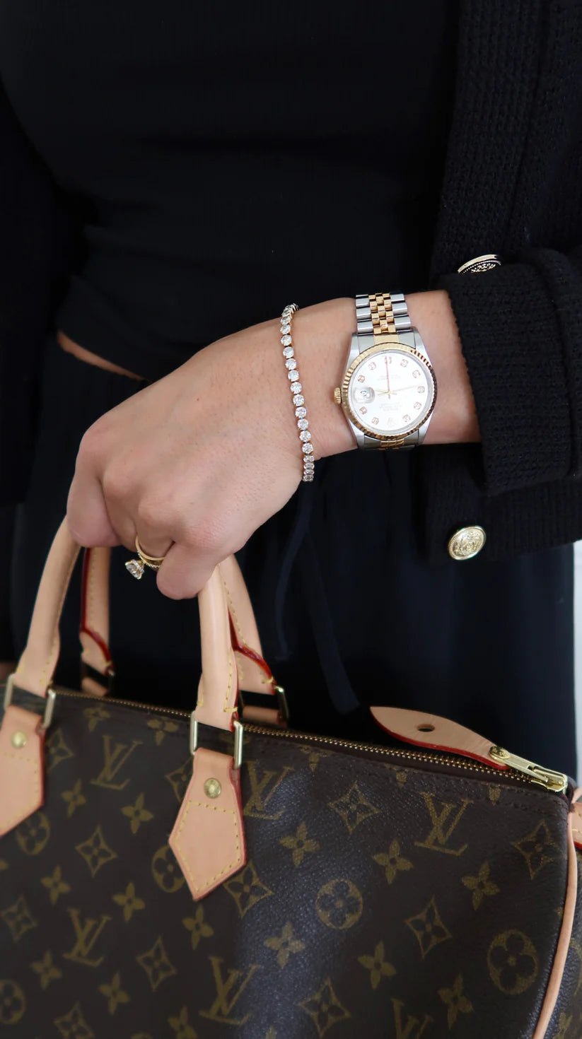 The Chloe Gold Tennis Bracelet