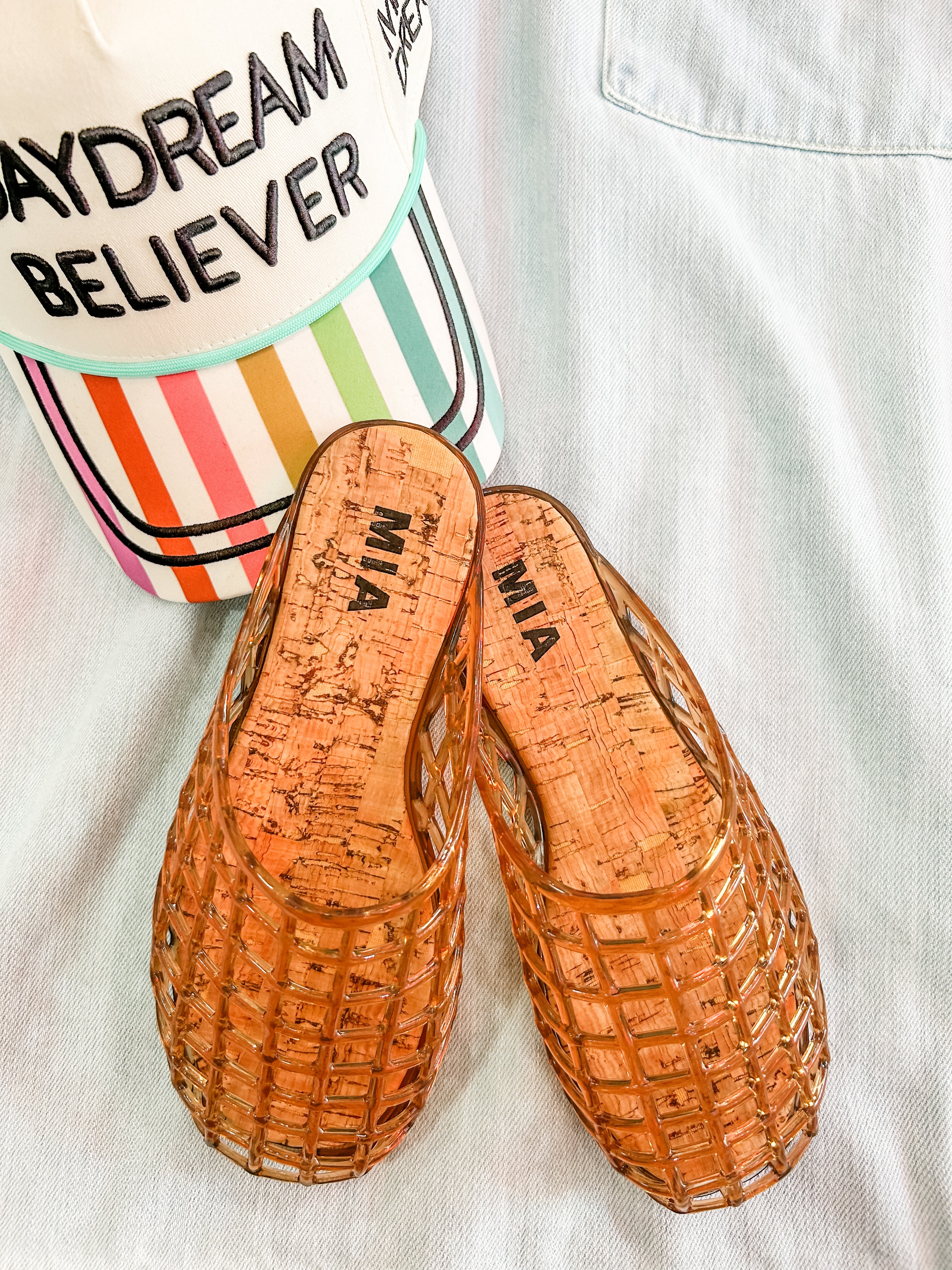 Darby Tan Jelly Sandal