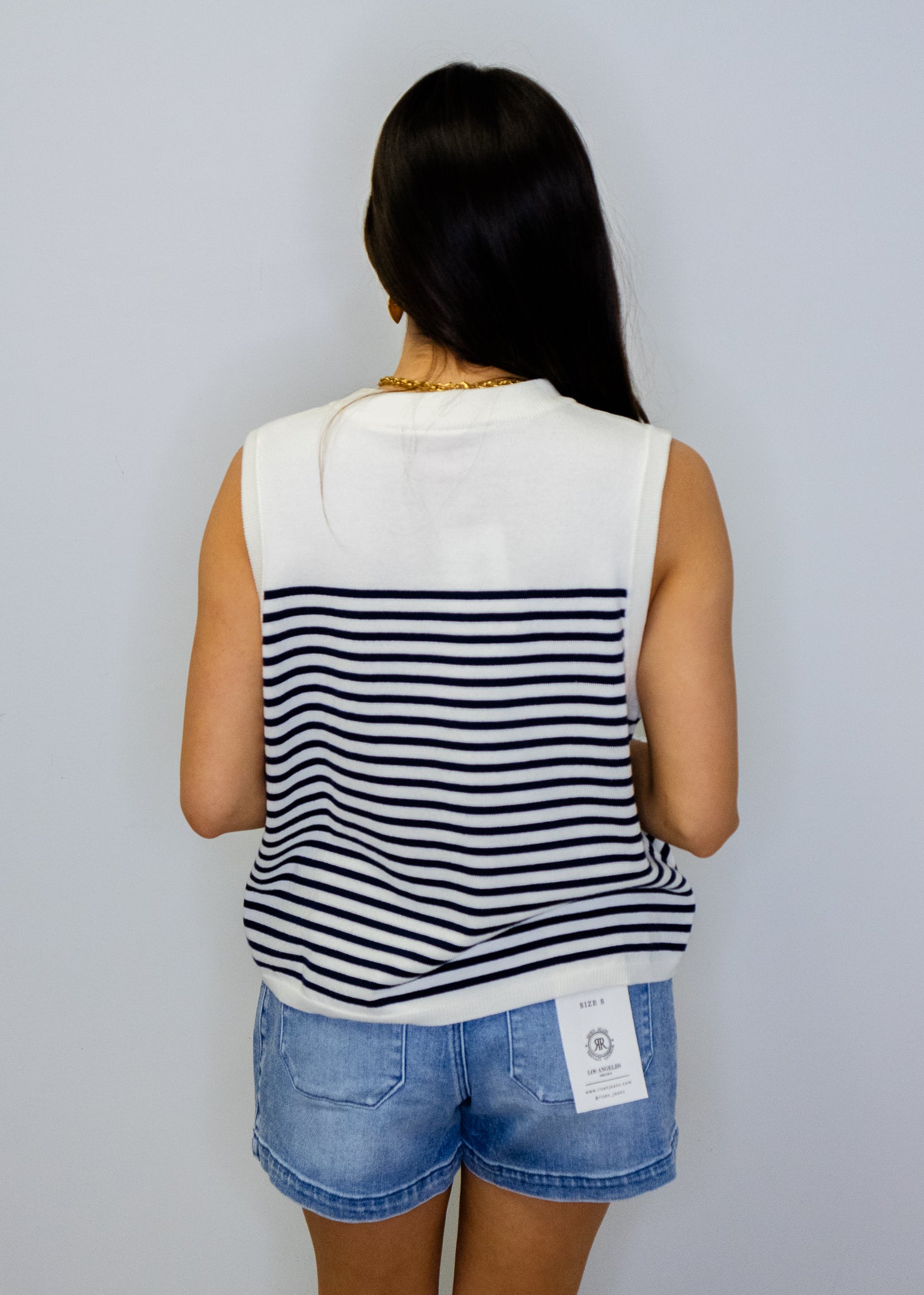 Elastic Band Slouchy Star Patched Details