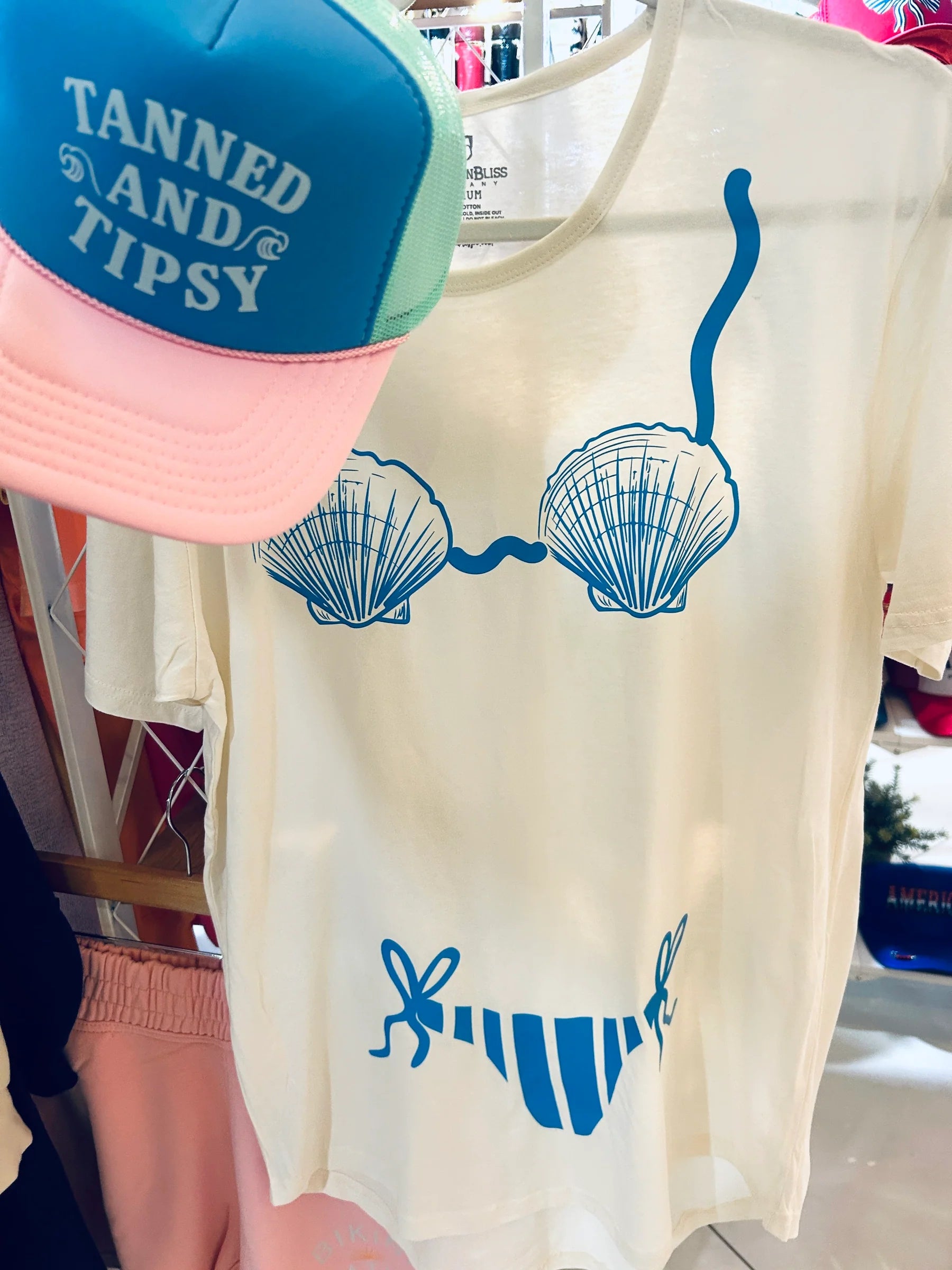 Seashell Bikini Coverup Tee