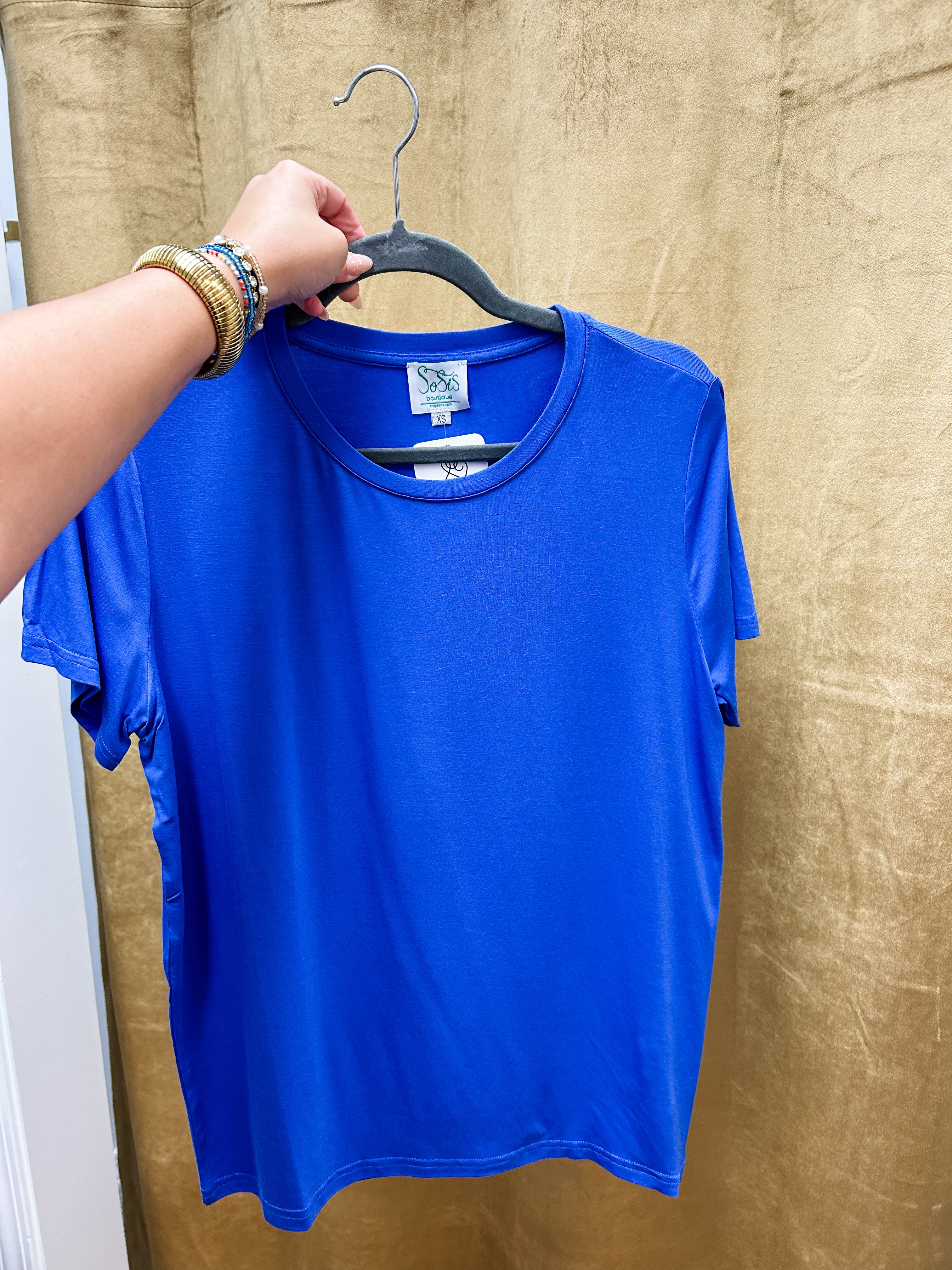 Royal Blue SoSis Signature Tee
