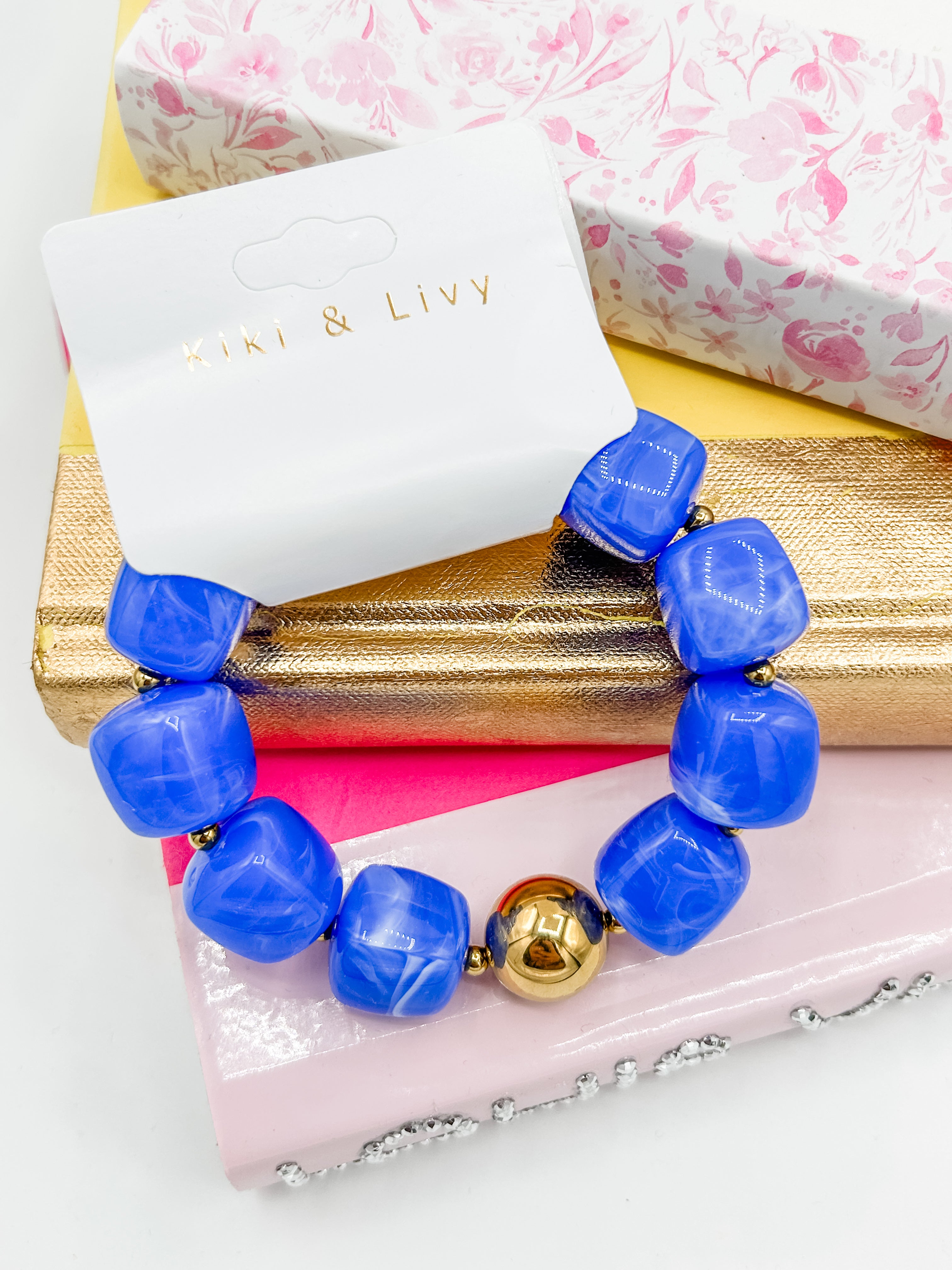 Color Cube Chunky Bracelet