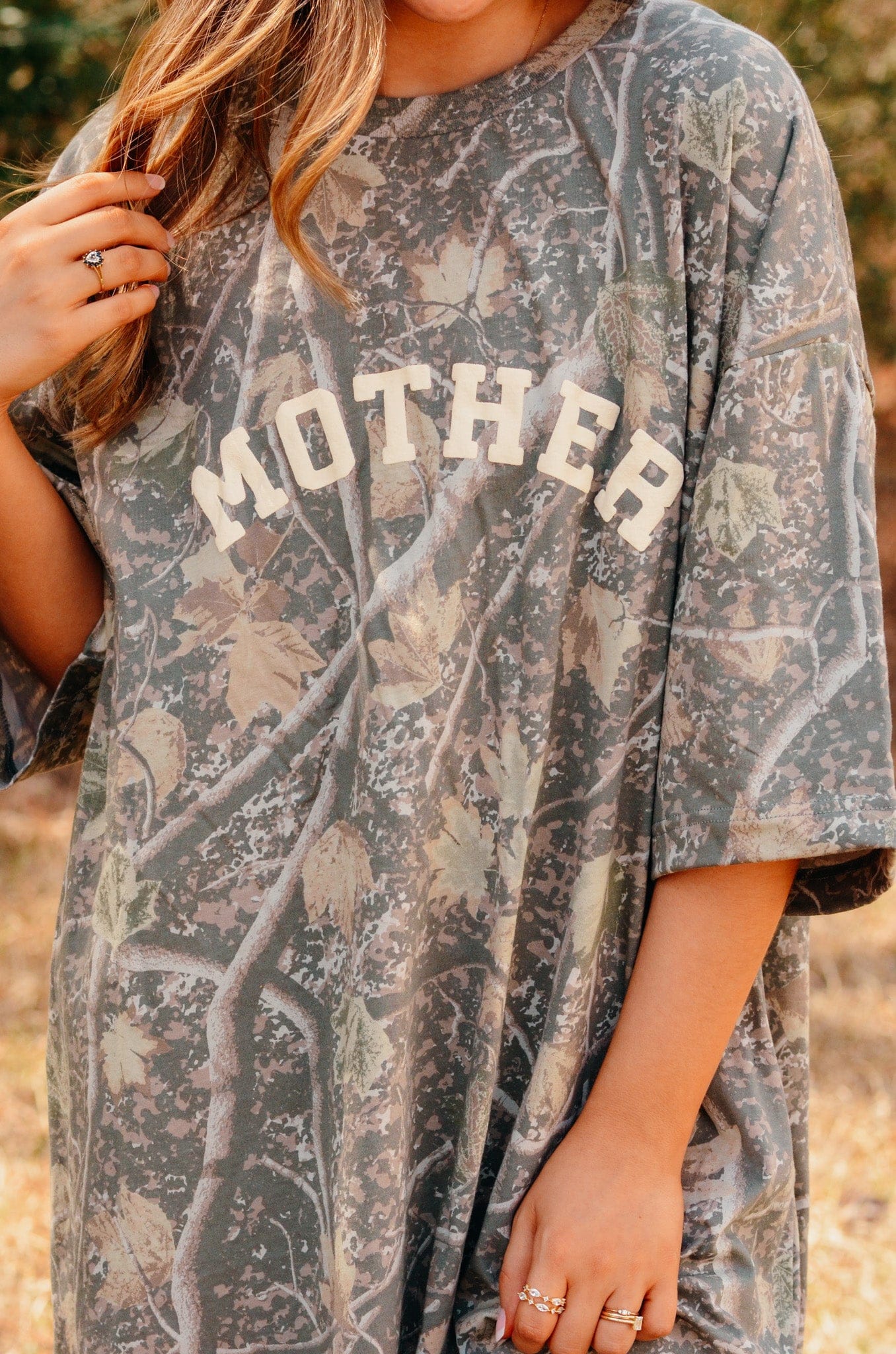 Mother Camo Puff Print T-Shirt