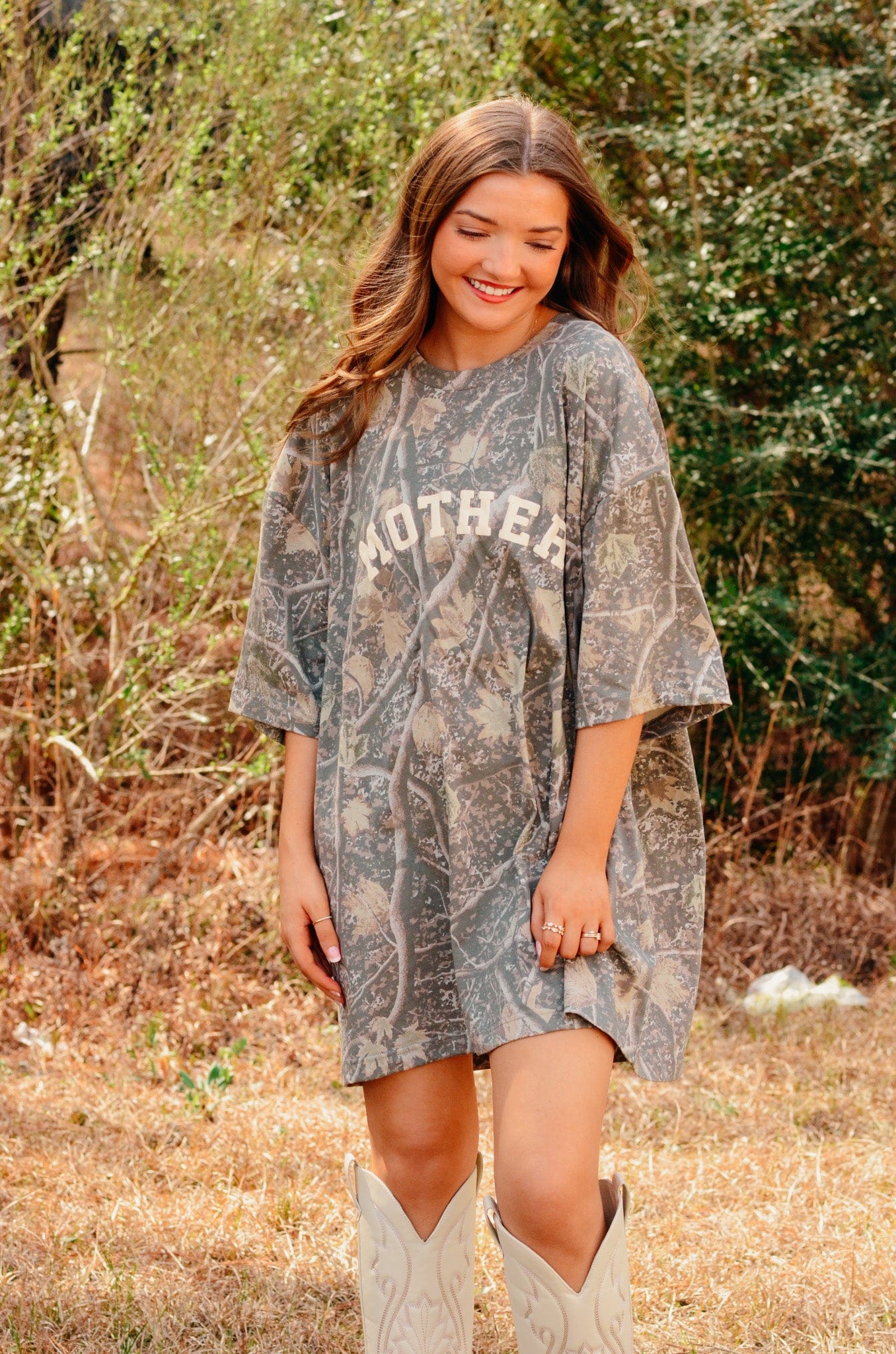 Mother Camo Puff Print T-Shirt