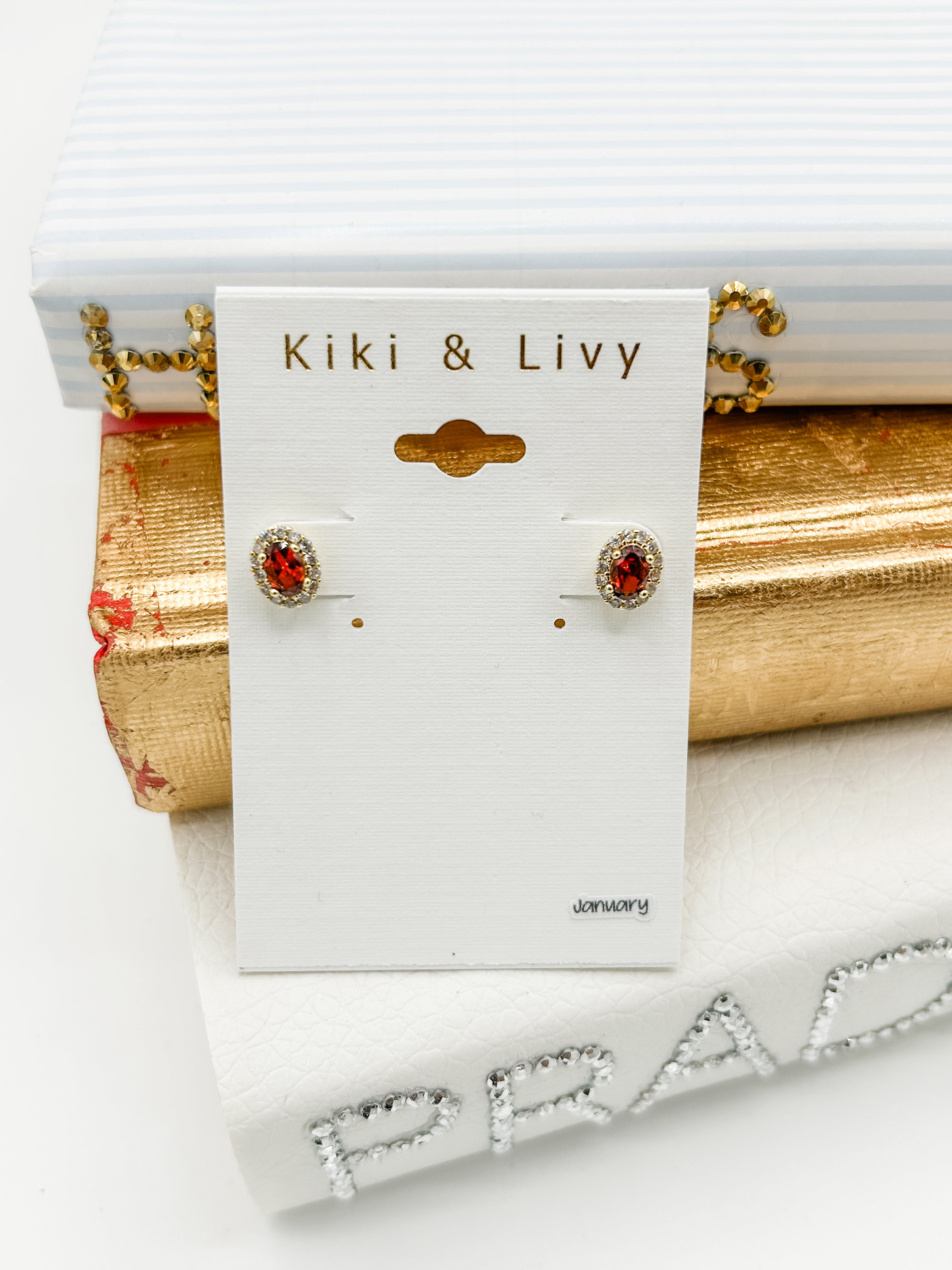Birthstone Stud Earrings