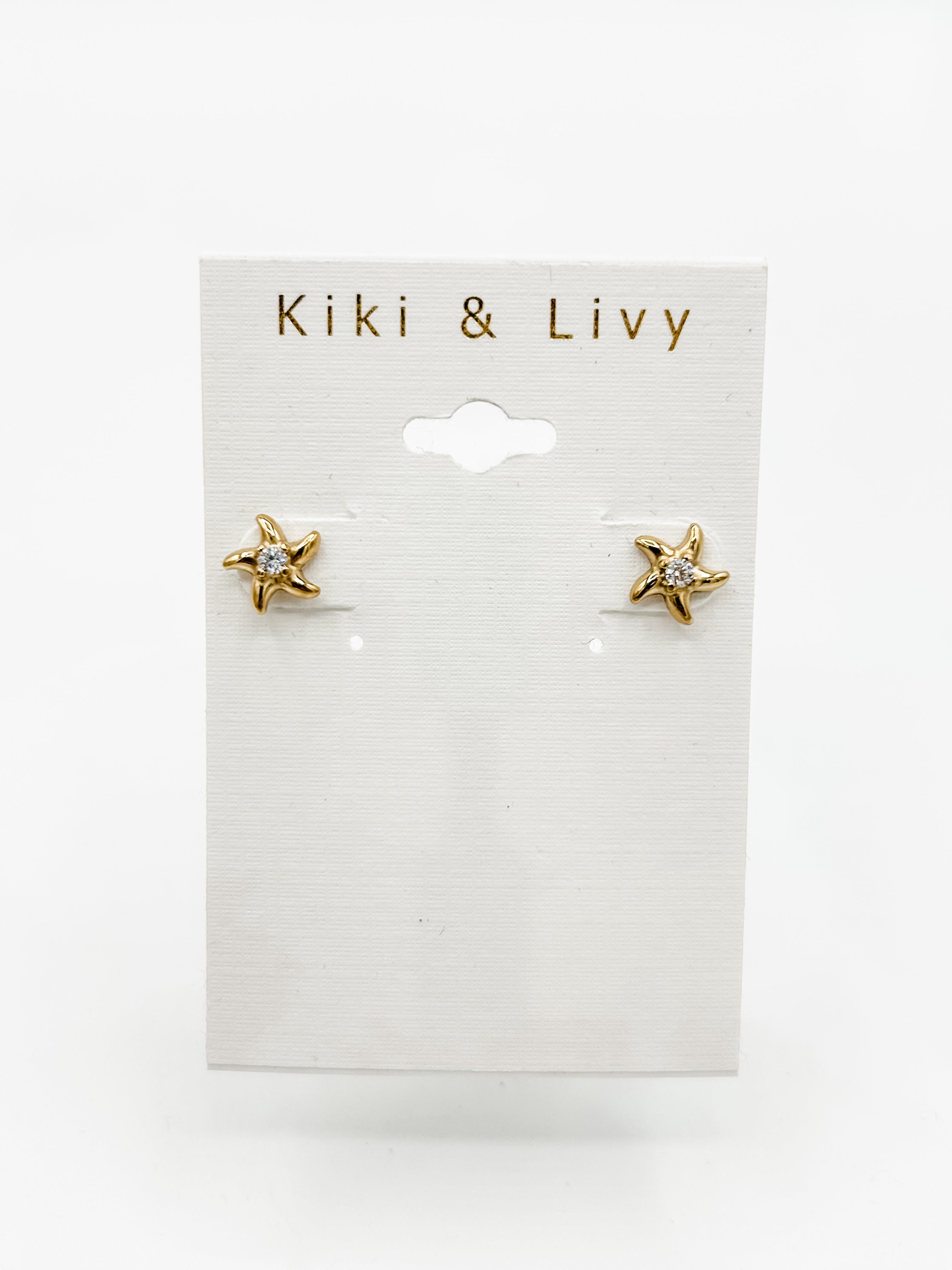 Starfish Stone Studs