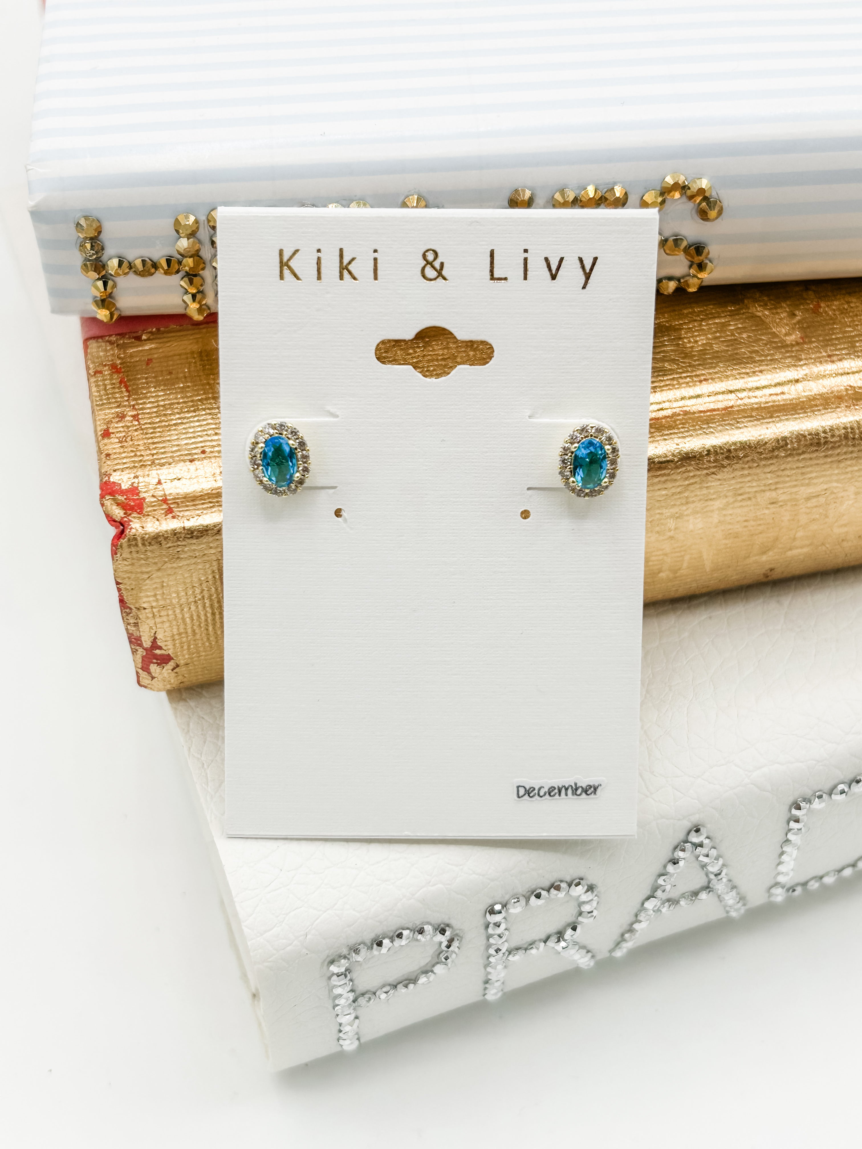 Birthstone Stud Earrings