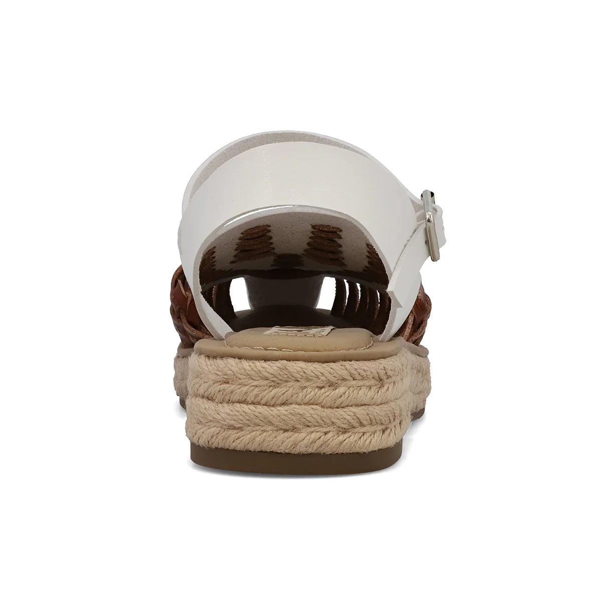 Eshani White Cognac Sandals