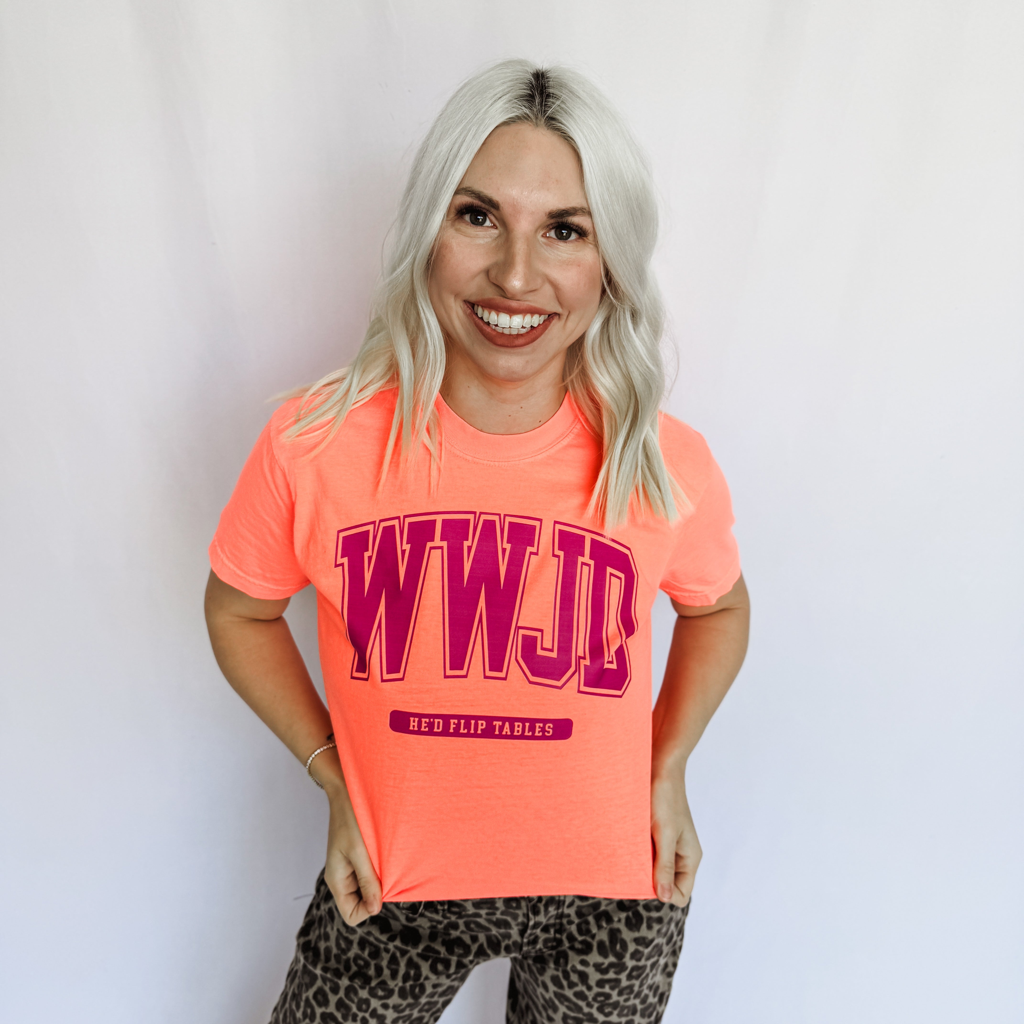 WWJD Flip Tables Graphic Tee