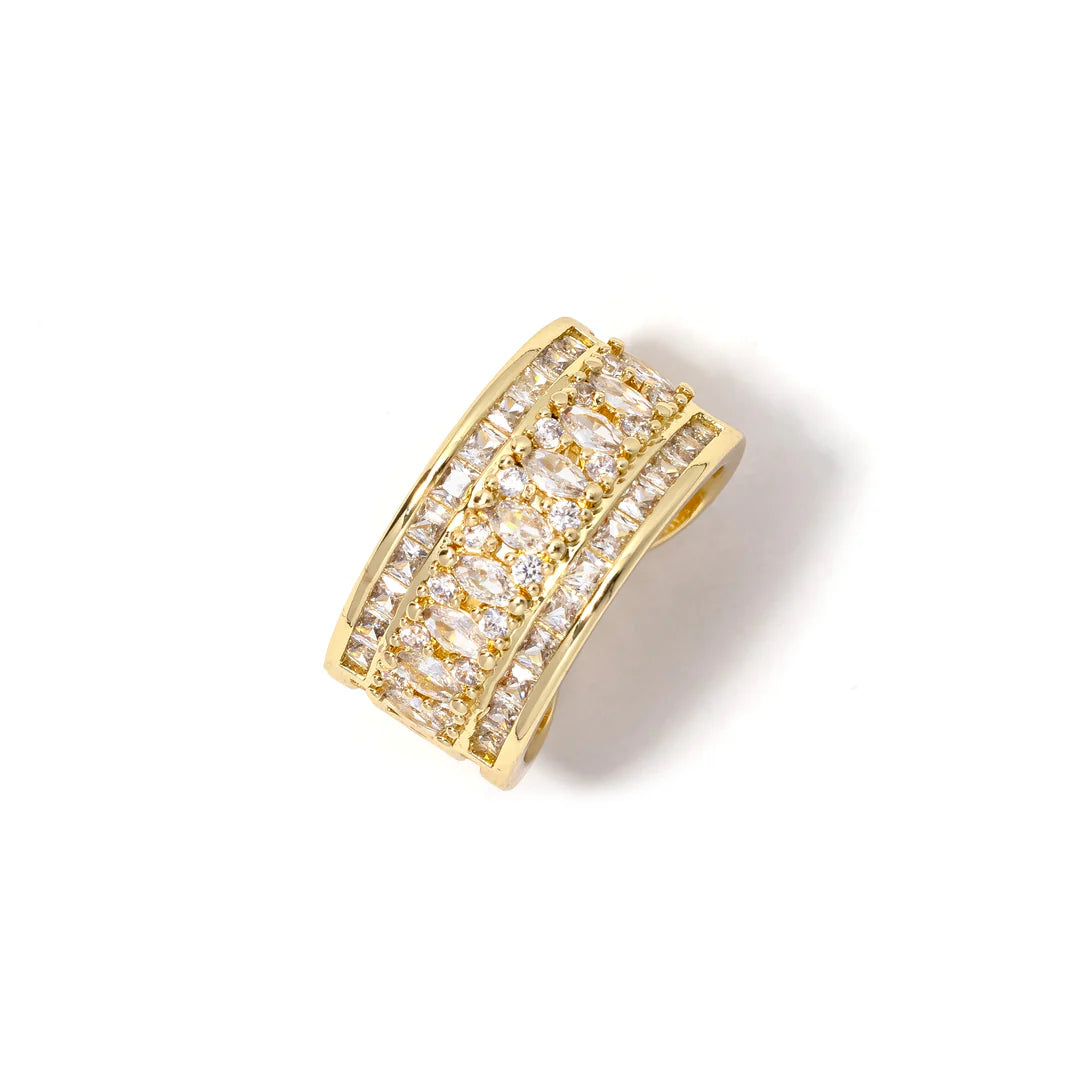Gold Fizz Rhinestone Ring