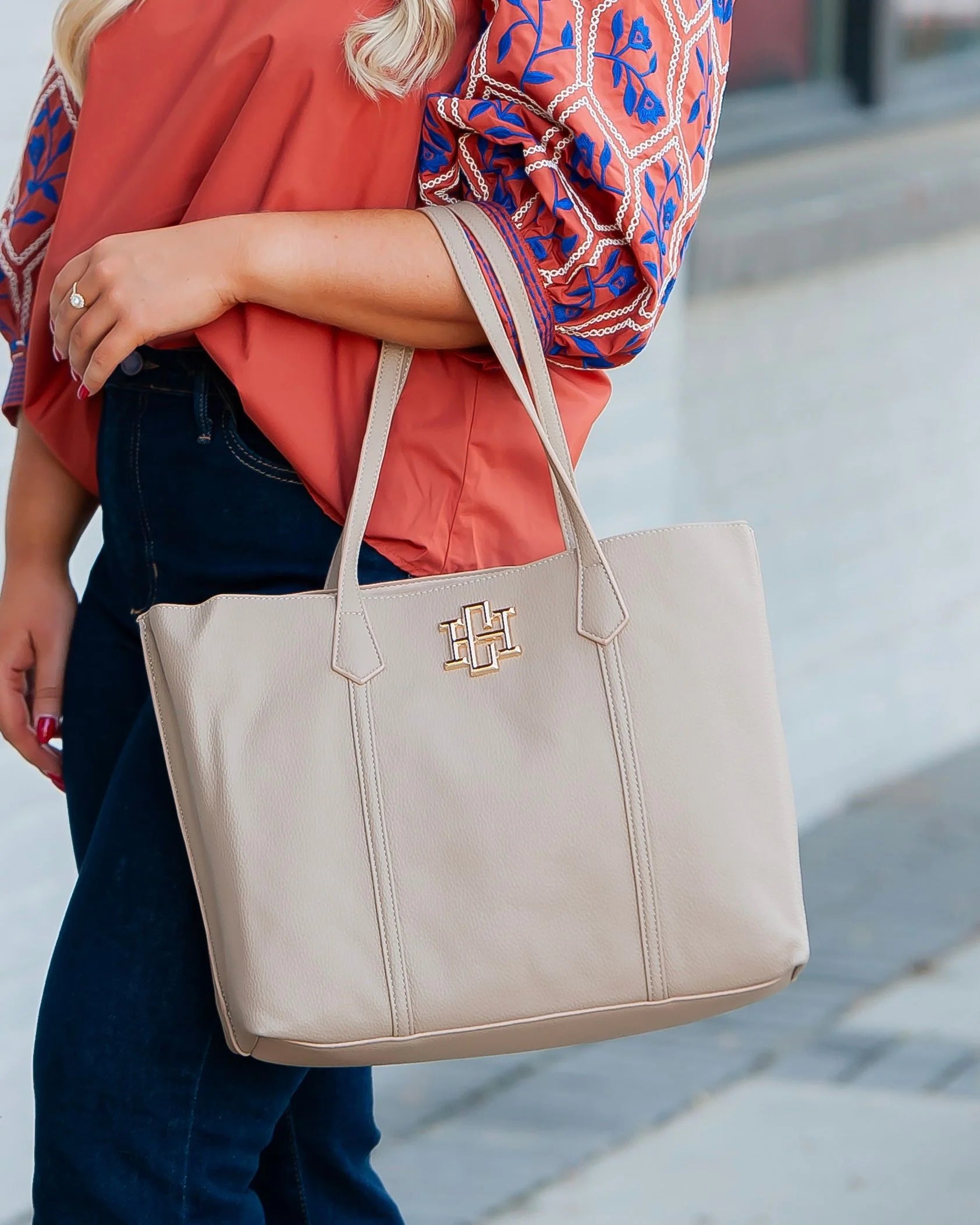 Heath Tote Bag Taupe
