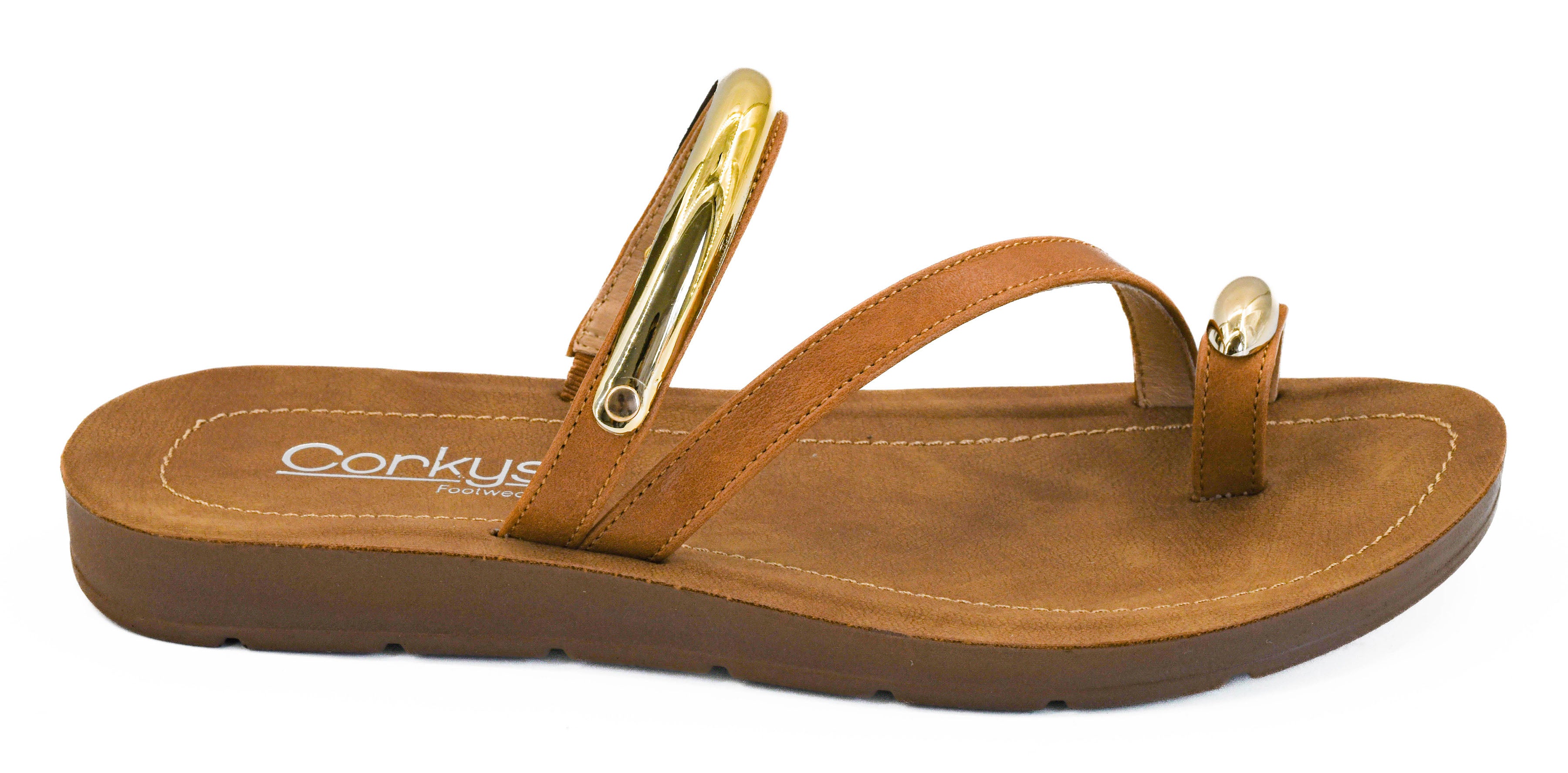 Hit The Strip Cognac Sandal