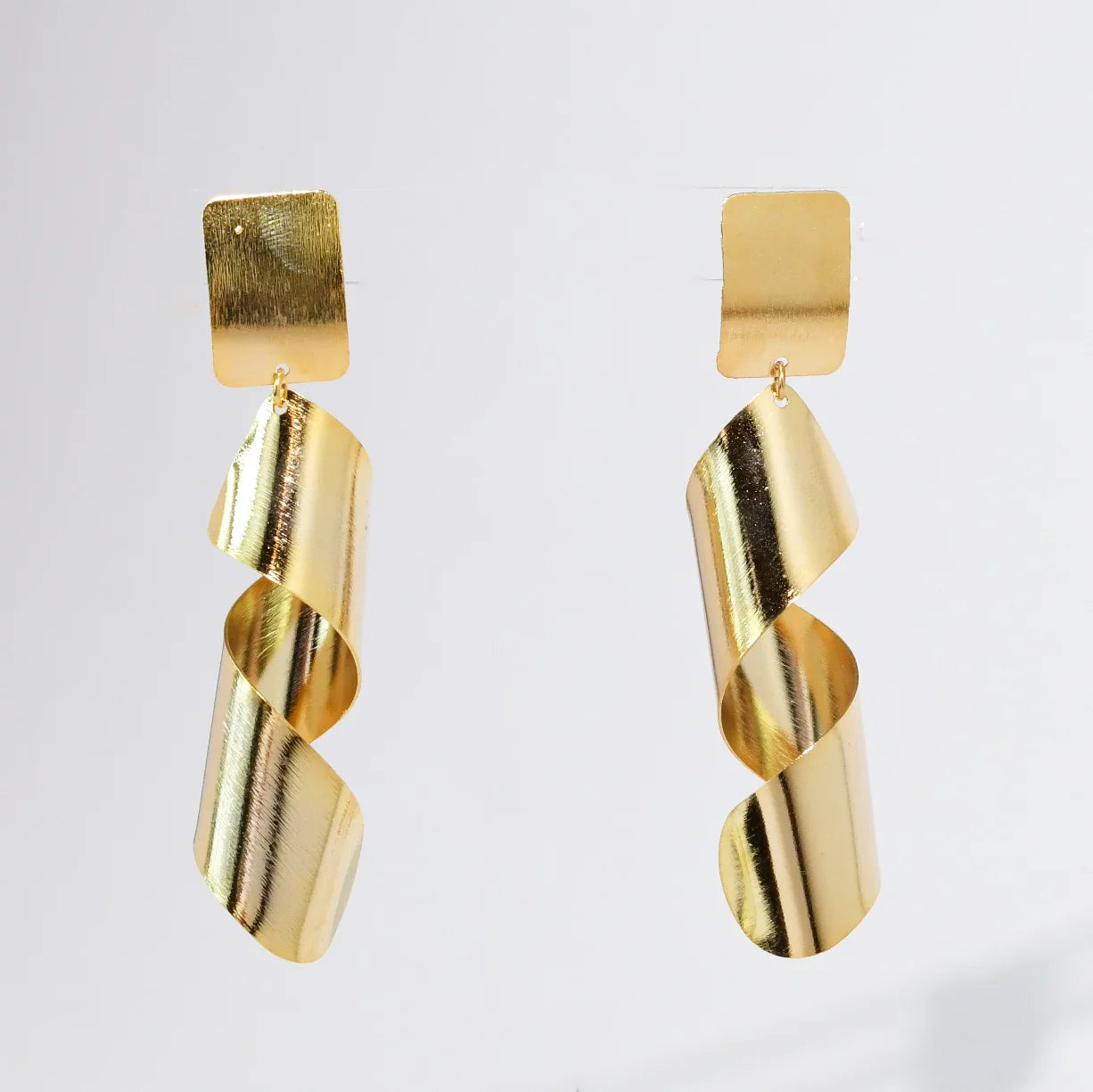 Golden Curls Earrings