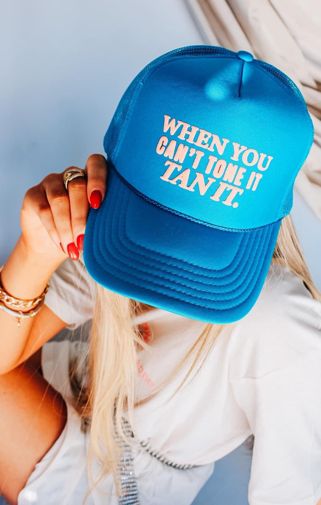 When You Can't Tone It Trucker Hat