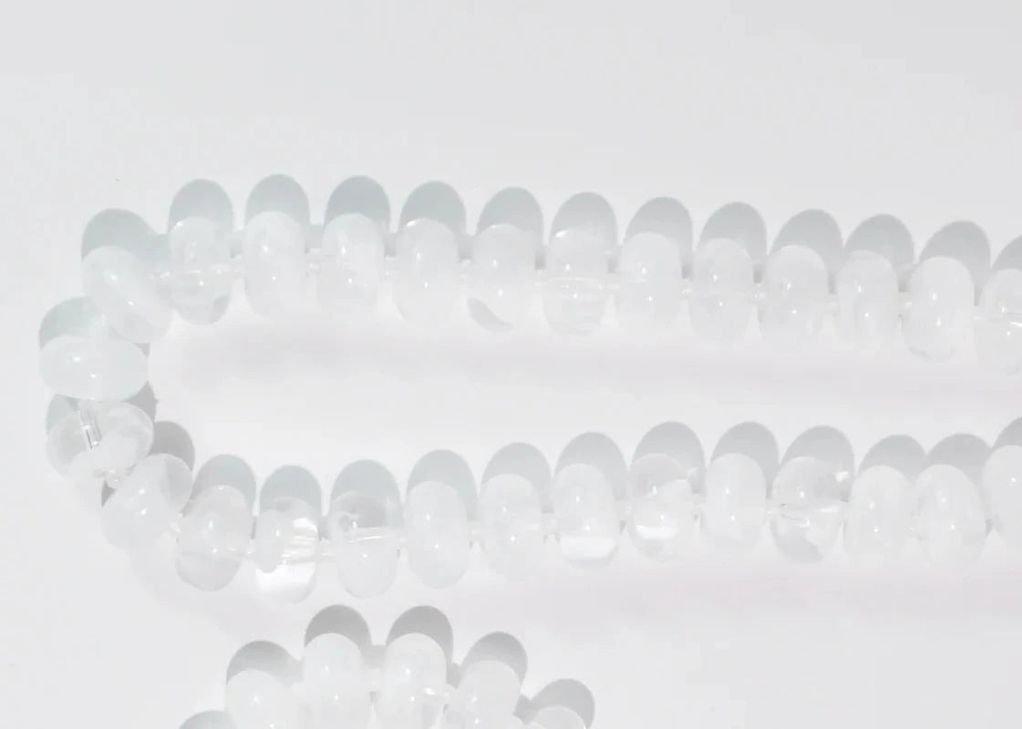 Sugar Beads Necklace White