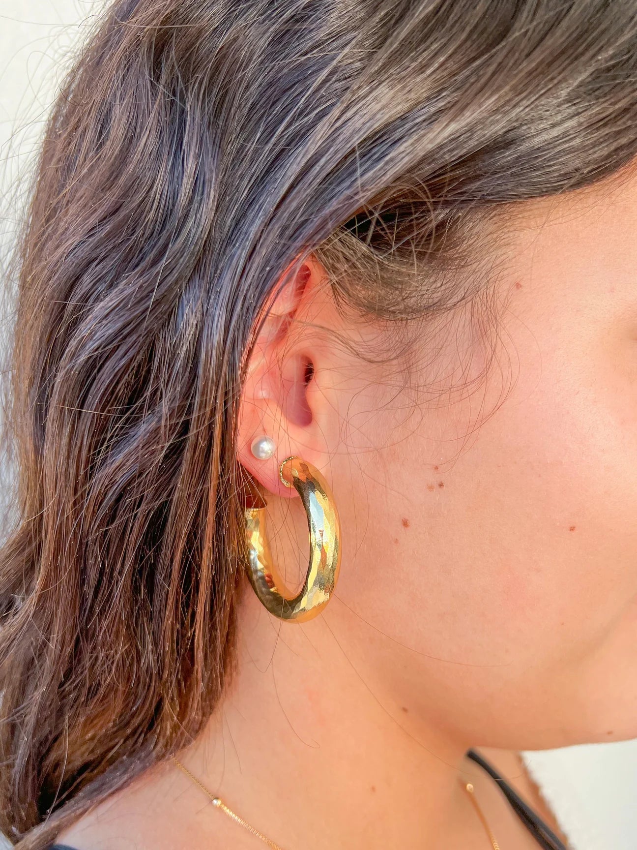 Gold Raya Hoop Earrings