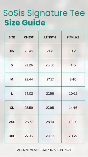 Navy Blue SoSis Signature Tee