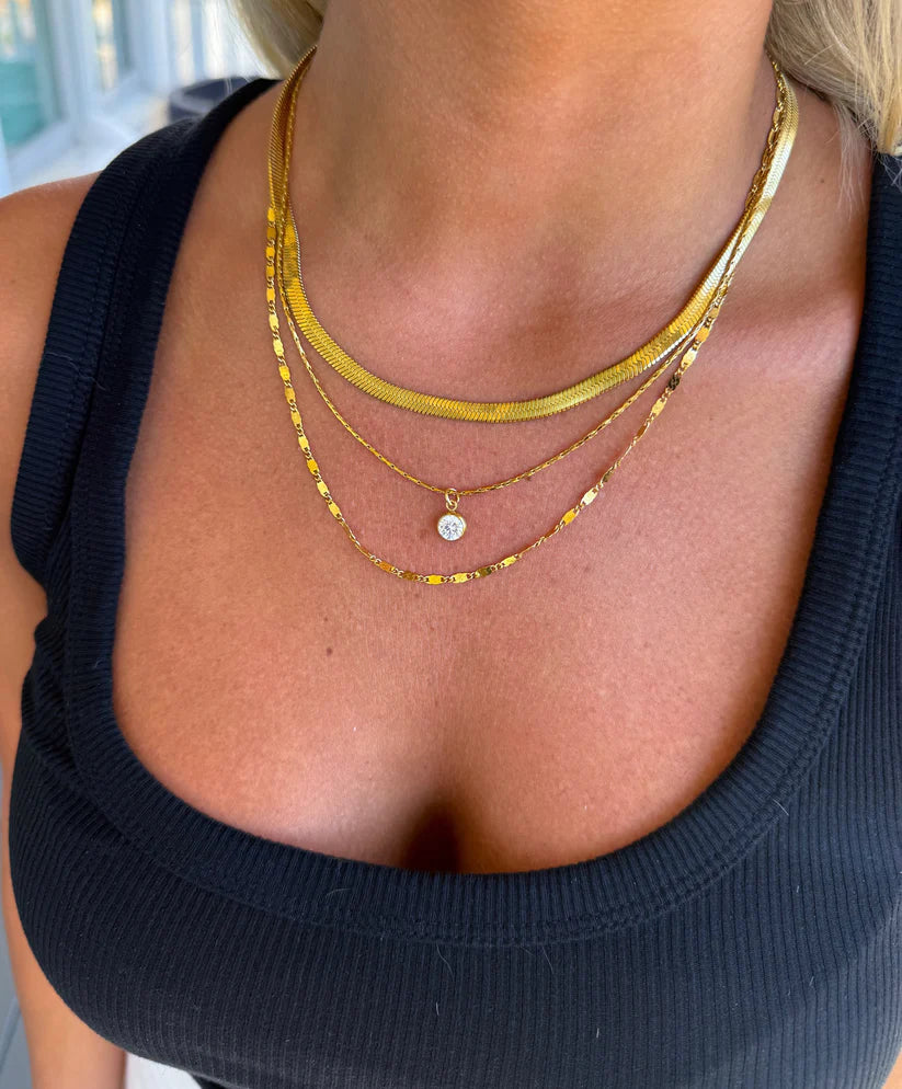 The Amelia Gold Layer Necklace