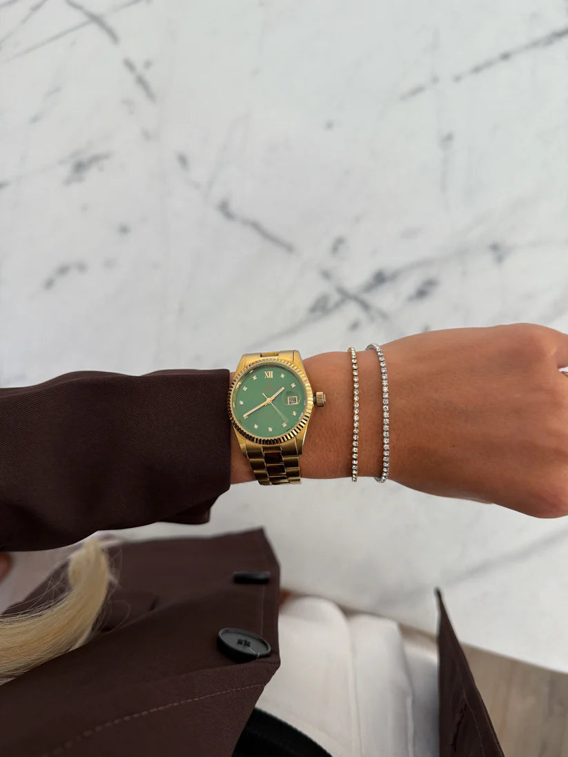 The Silver Dainty Tennis Bracelet