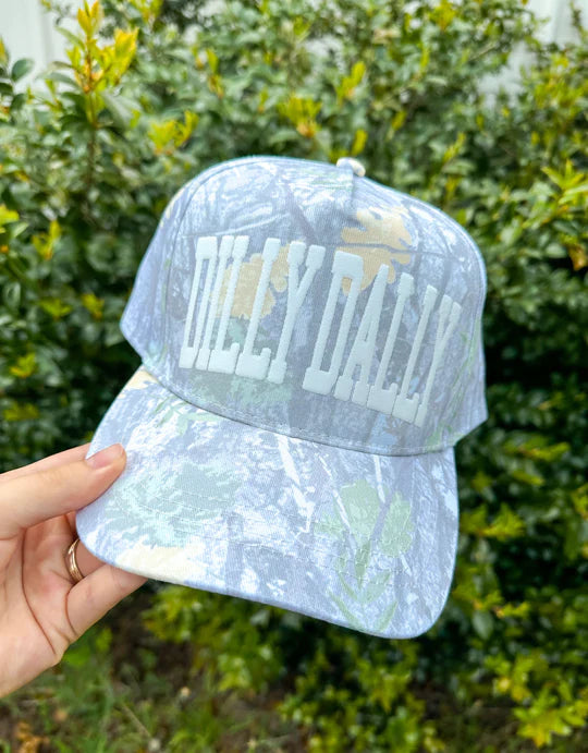 Dilly Dally Camo Trucker Hat
