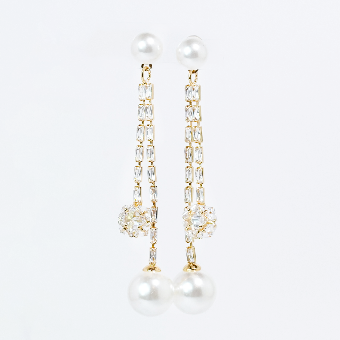 Drop Pearl Earrings
