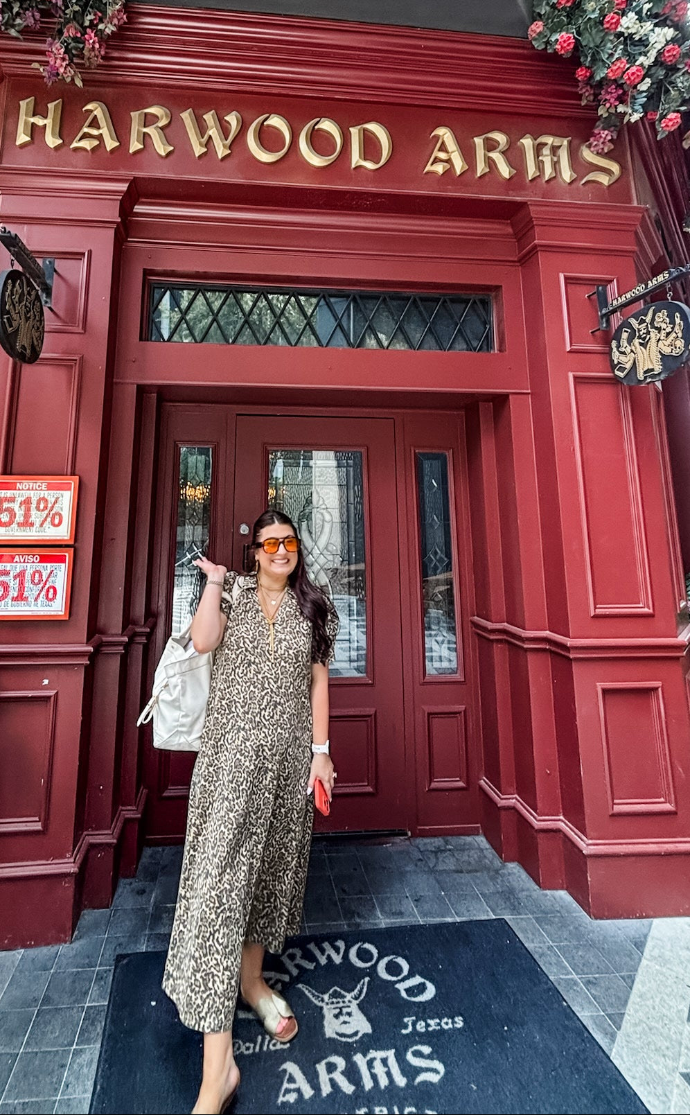 Leopard Puff Sleeve Midi Dress