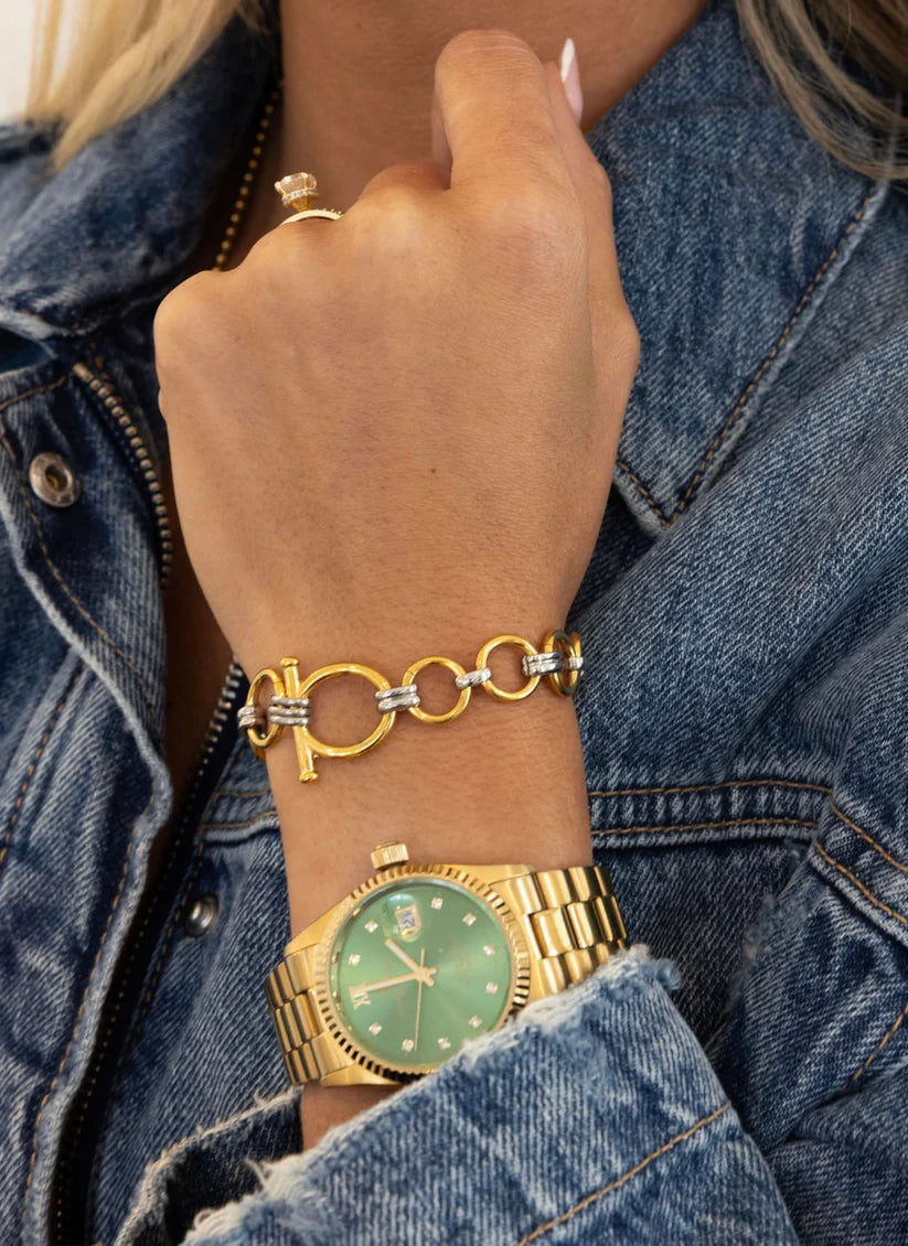 The Jessica Two Toned Bracelet
