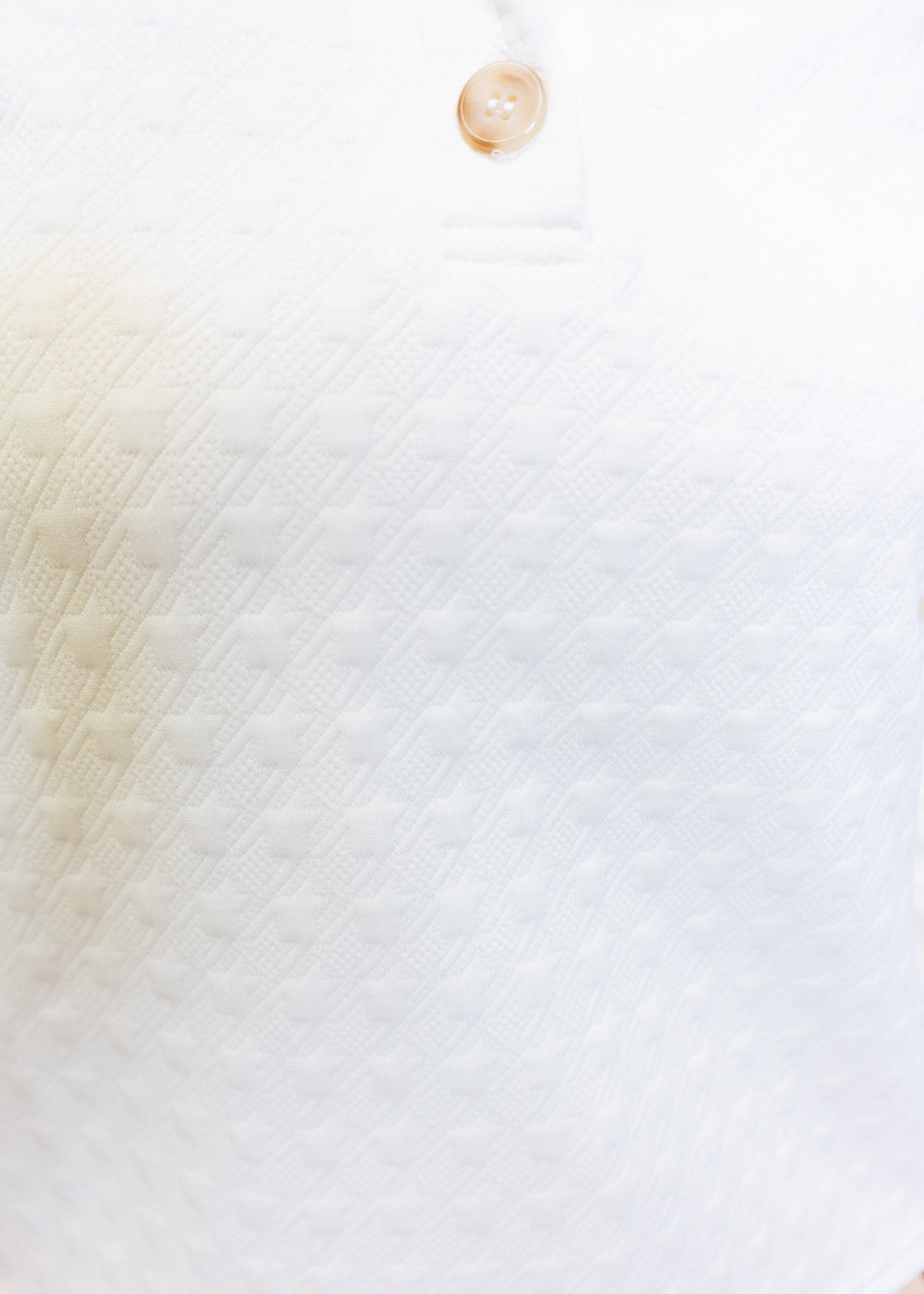 Ivory Textured Pocket Pants