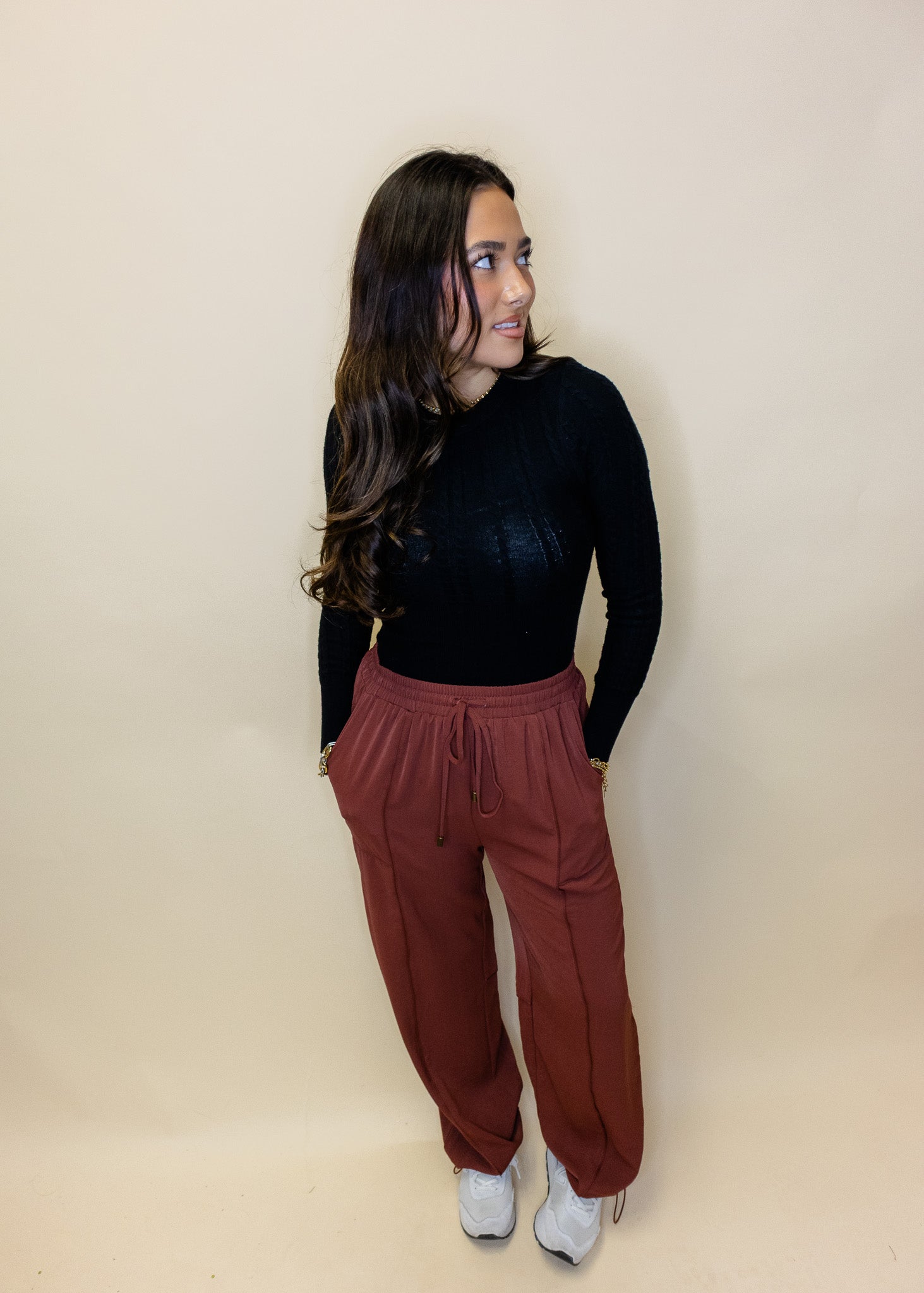 Sienna Satin Pocket Joggers
