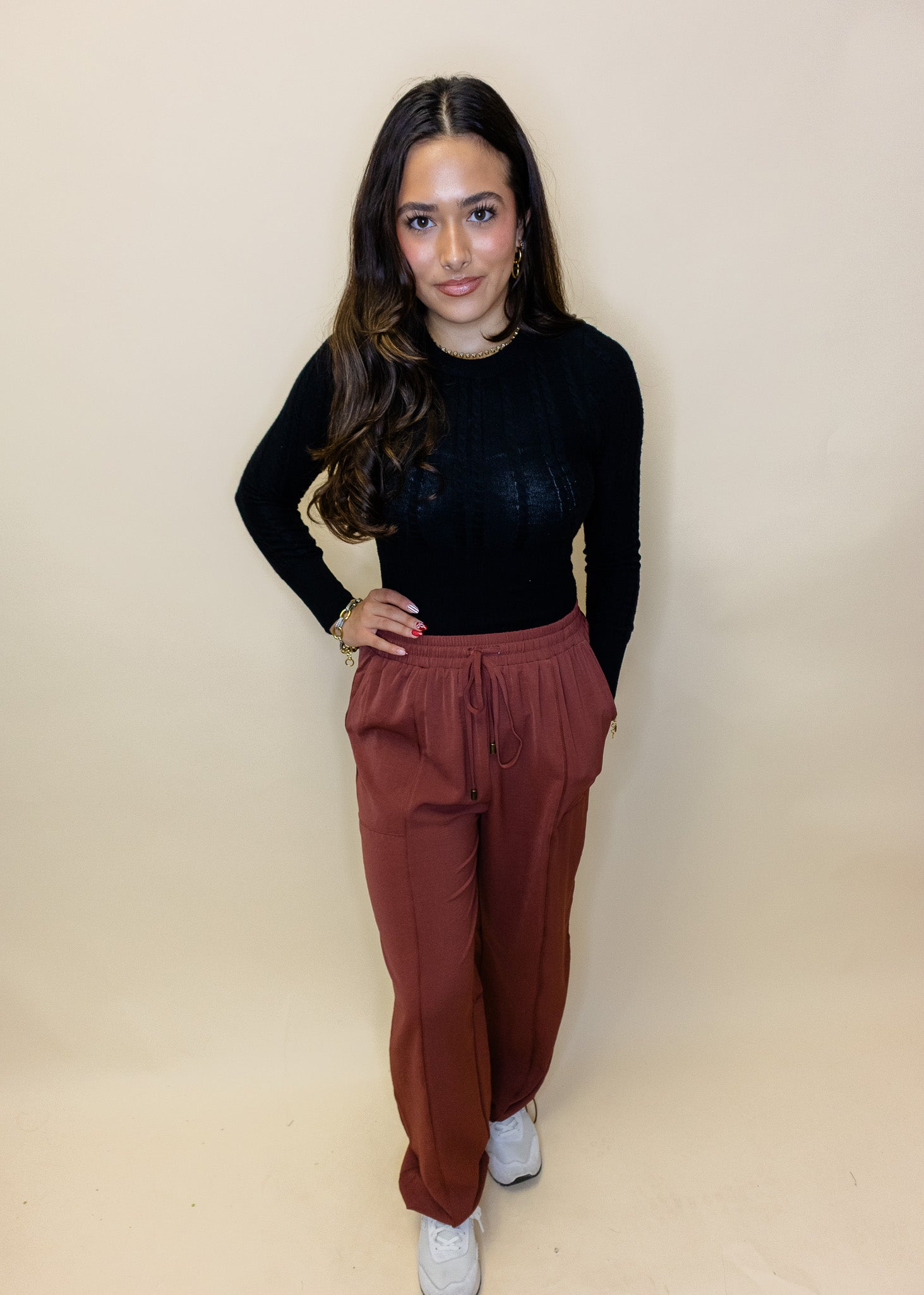 Sienna Satin Pocket Joggers