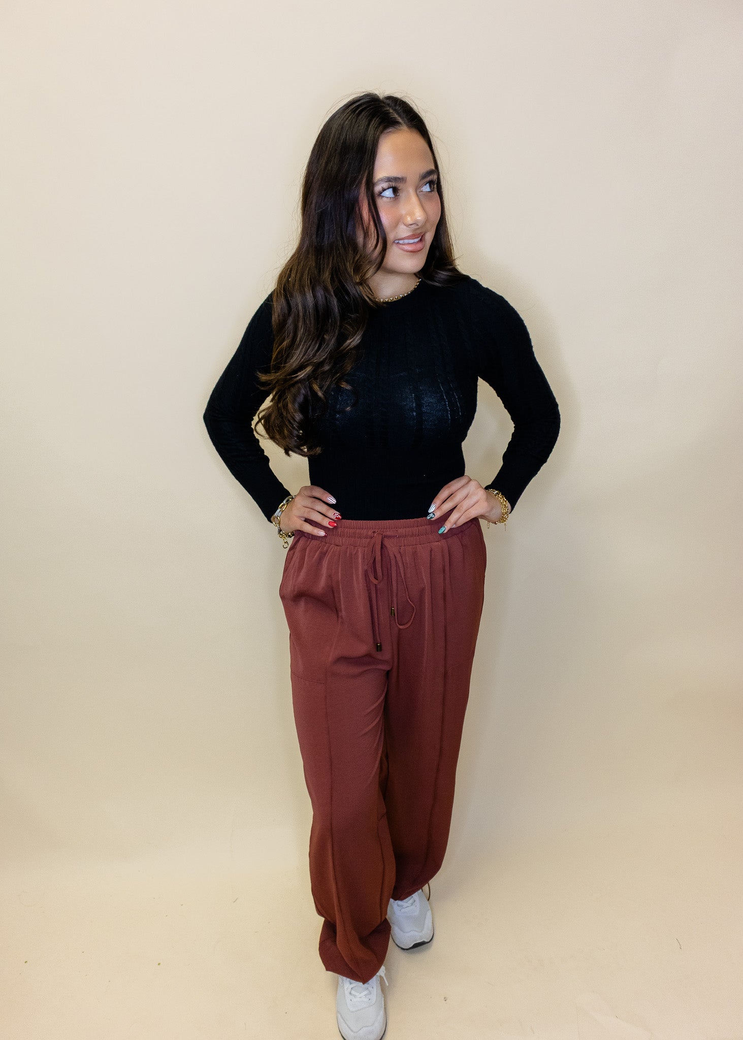 Sienna Satin Pocket Joggers