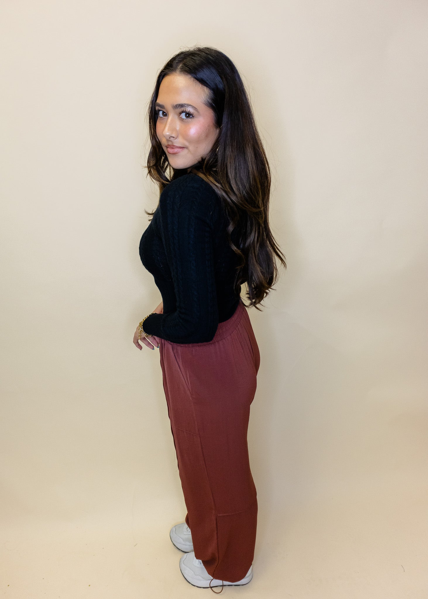 Sienna Satin Pocket Joggers