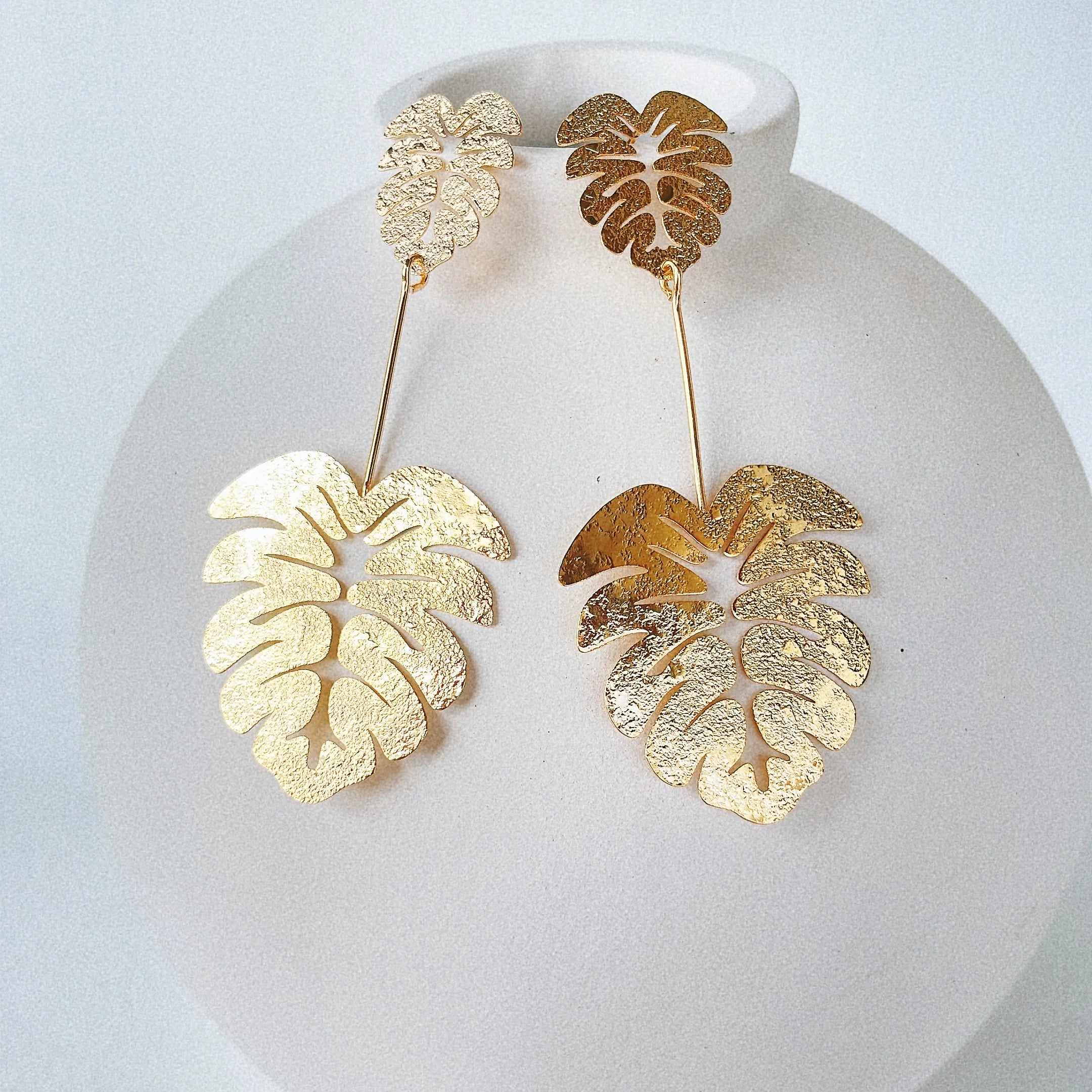Double Palm Earrings