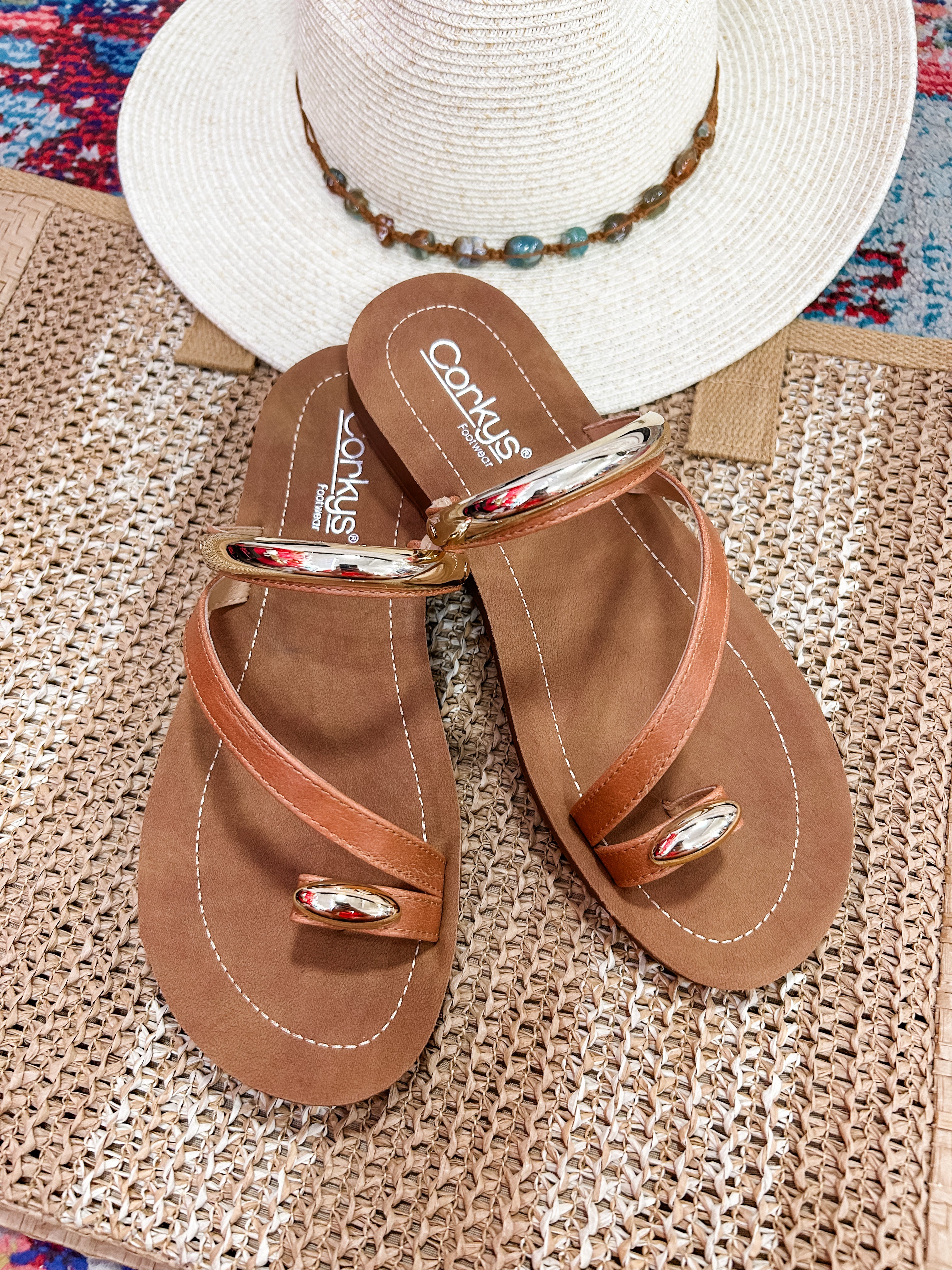 Hit The Strip Cognac Sandal
