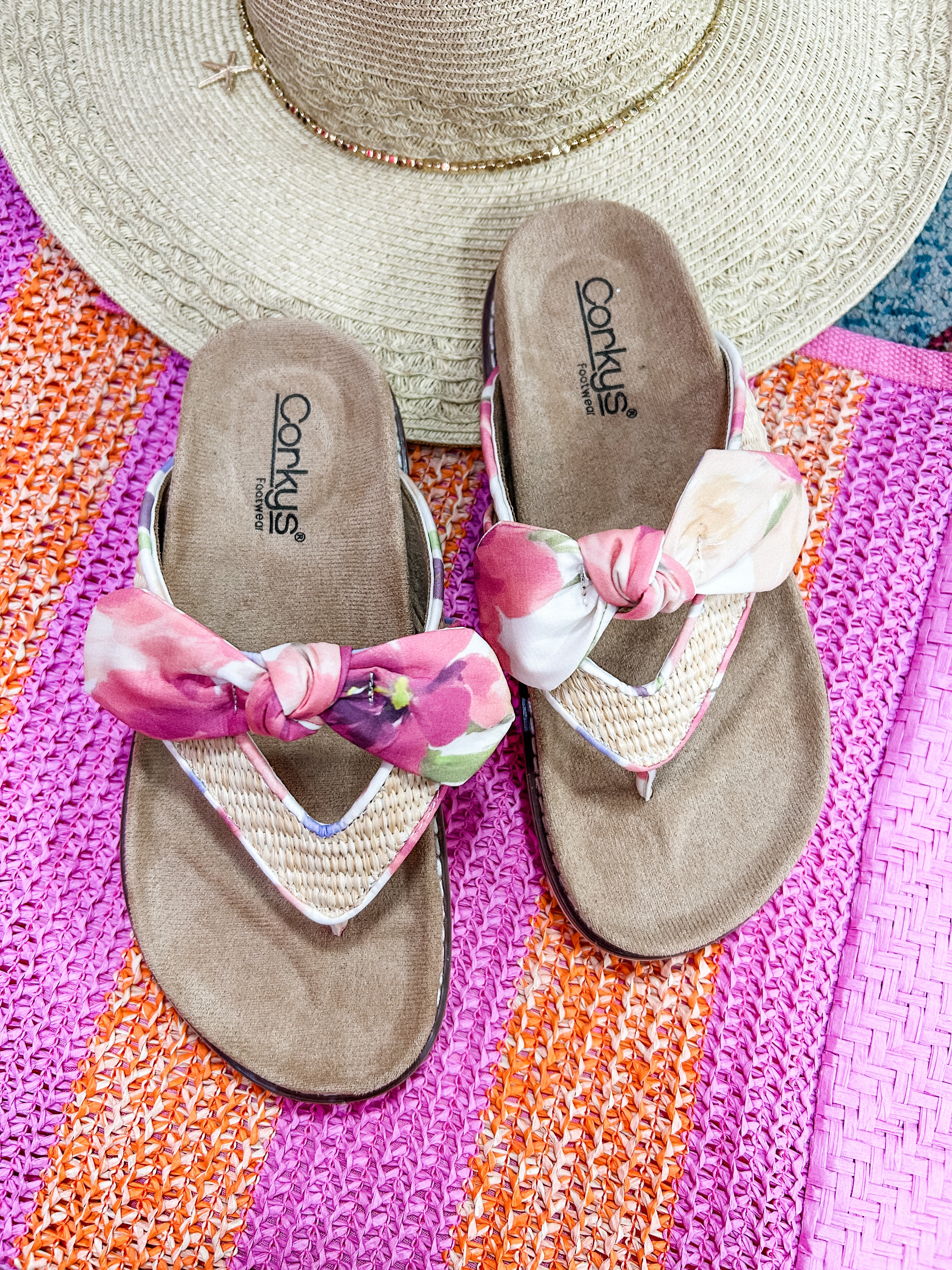 Never Settle Floral Sandal