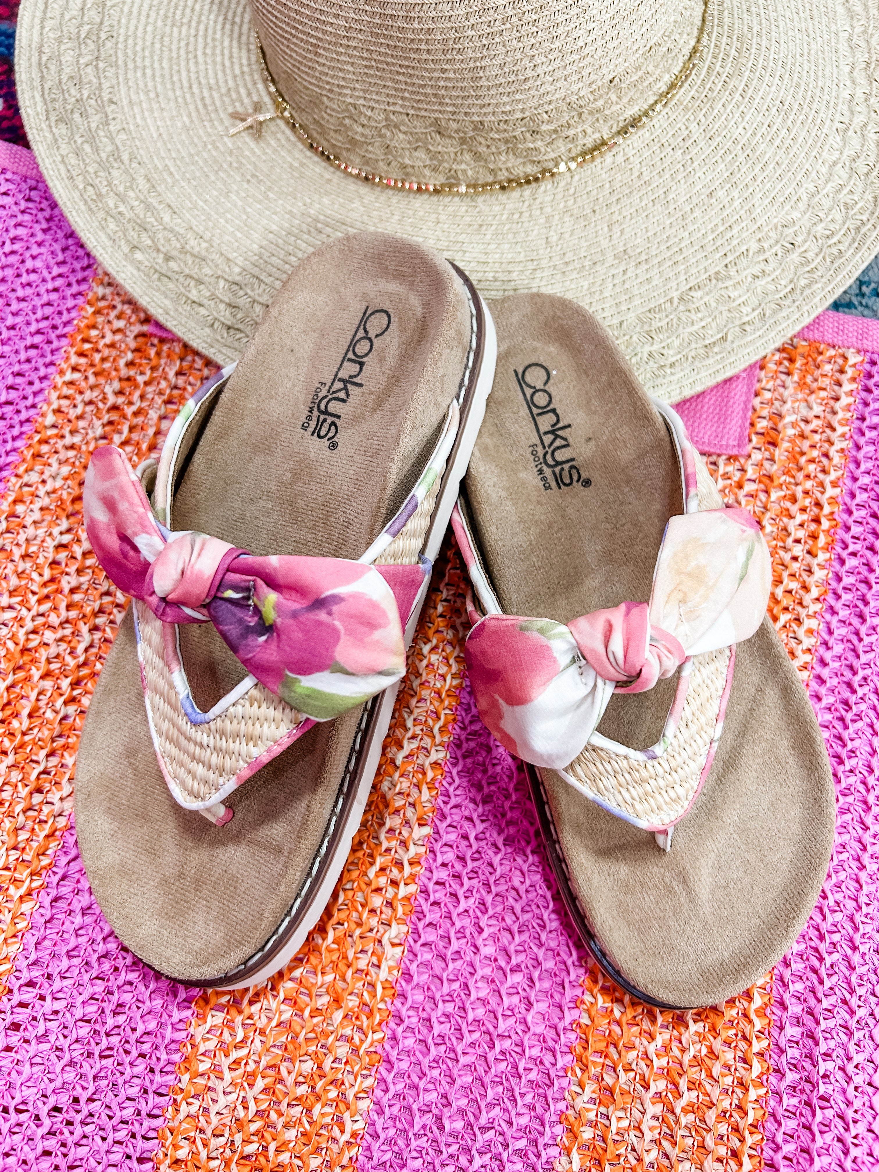 Never Settle Floral Sandal