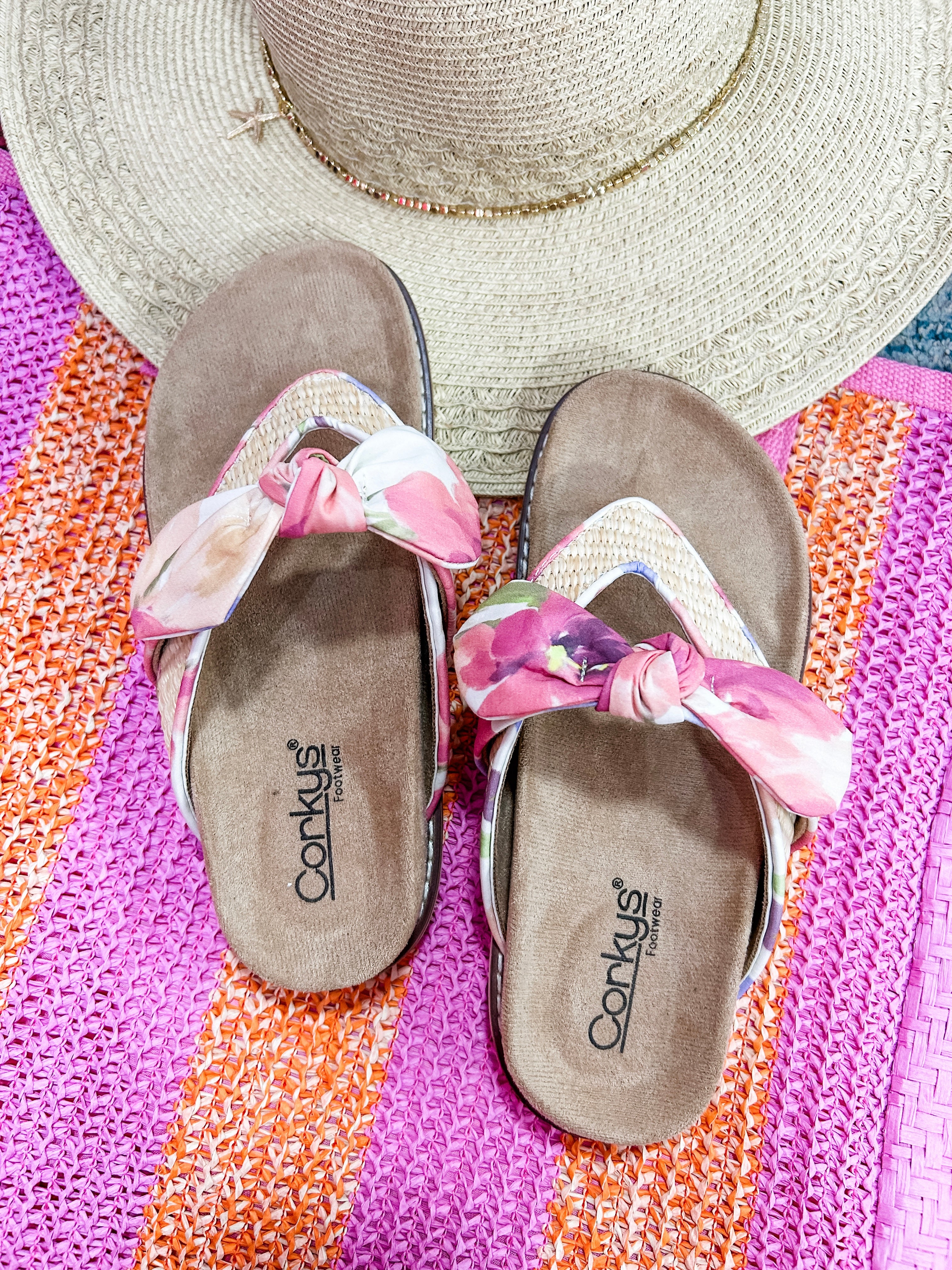 Never Settle Floral Sandal