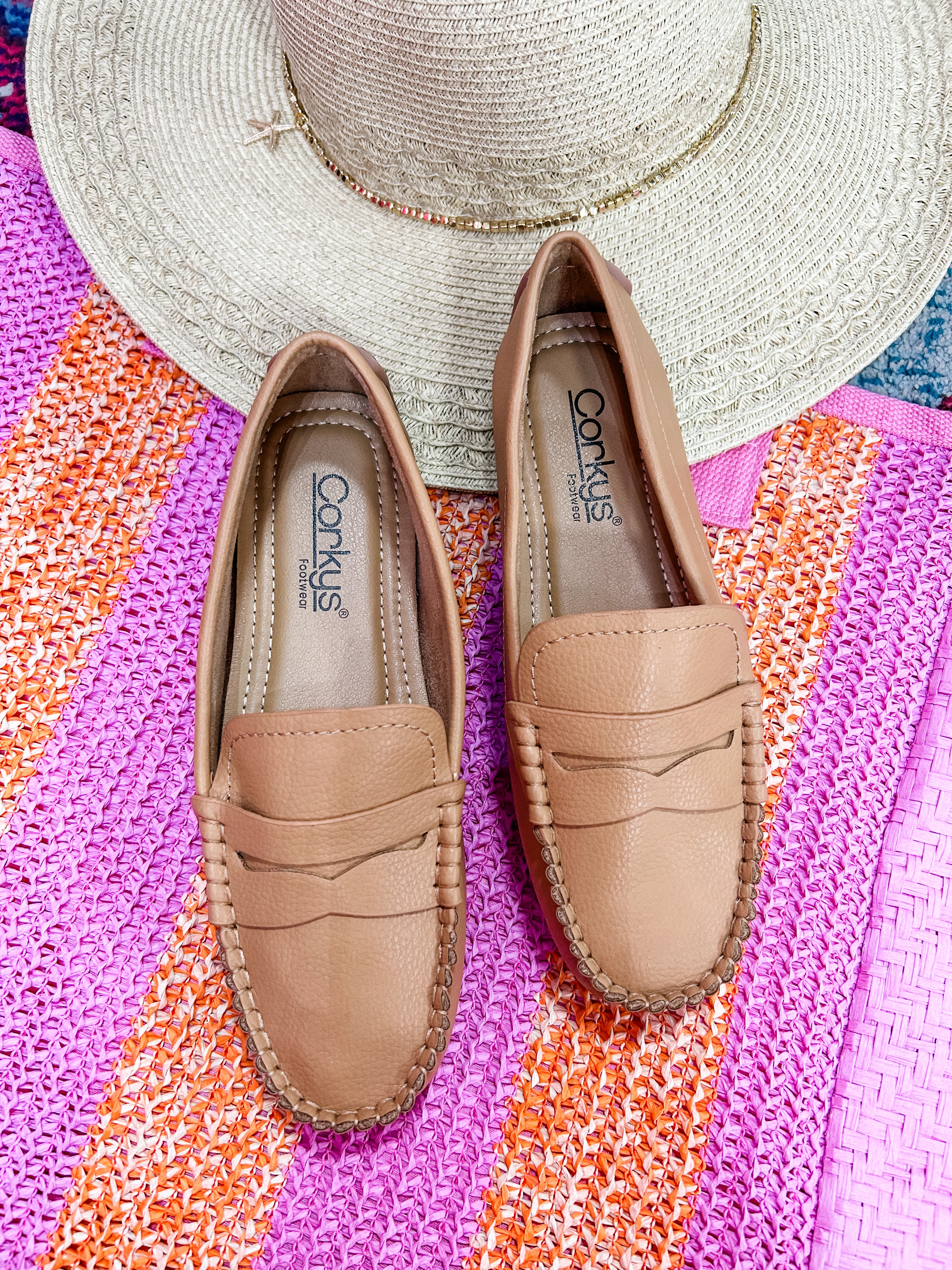 Penny For Your Thoughts Camel Pebble Loafer