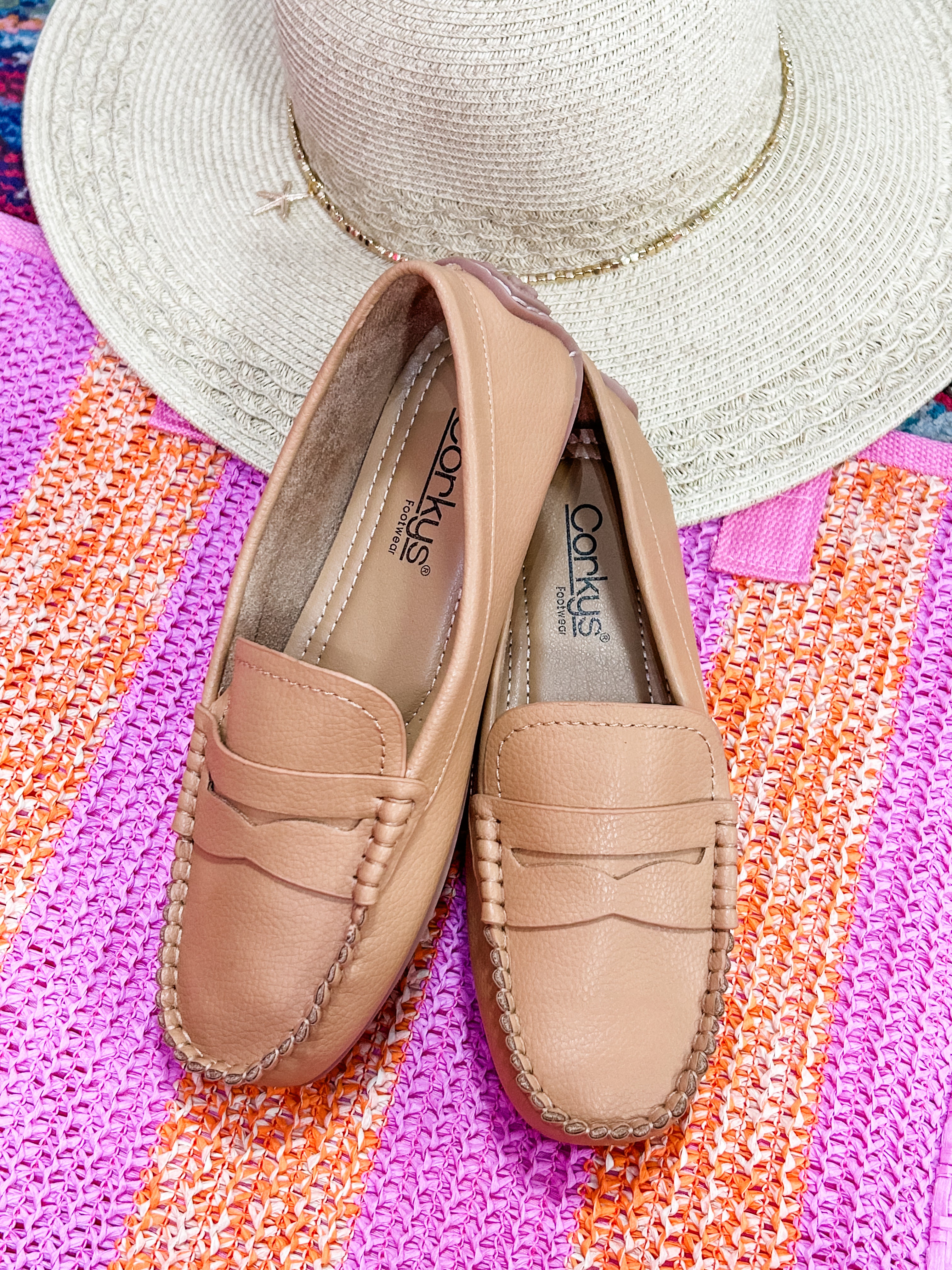 Penny For Your Thoughts Camel Pebble Loafer
