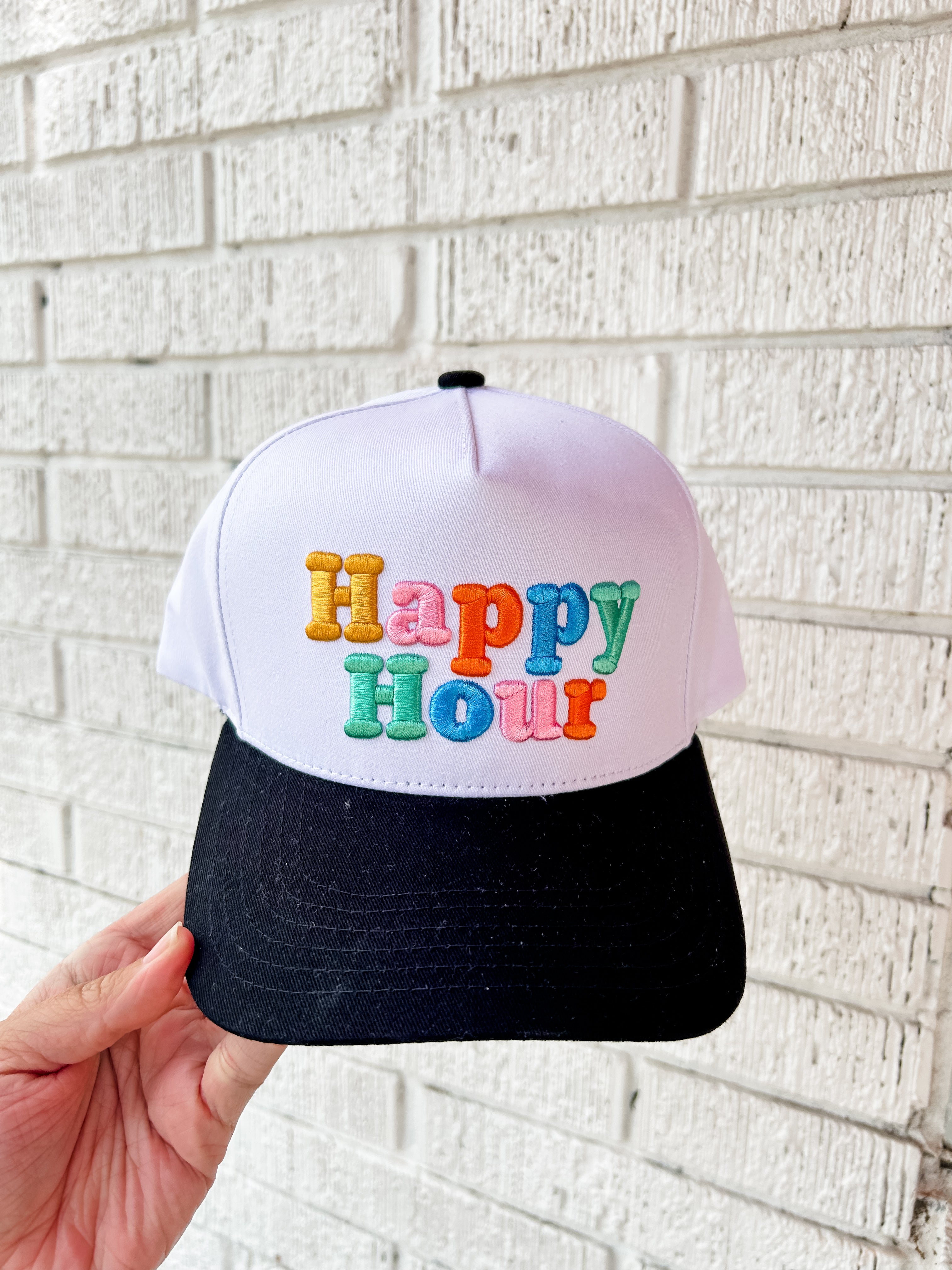 Black Multi Happy Hour Hat