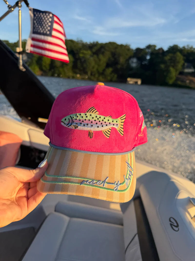 Reel-y Busy Embroidered Hat